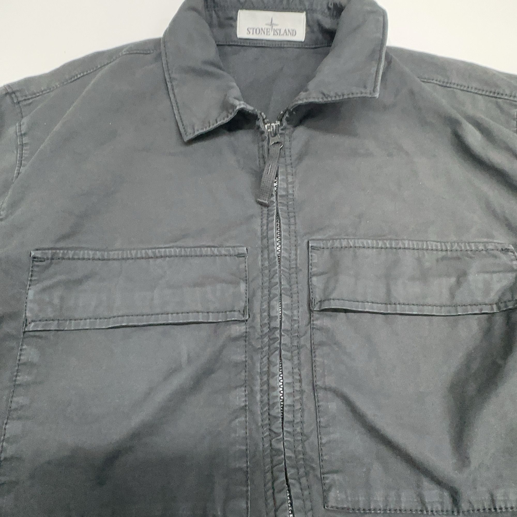 Stone Island Stone Island Zip Up Overshirt Size L Size US L / EU 52-54 / 3 - 6 Thumbnail