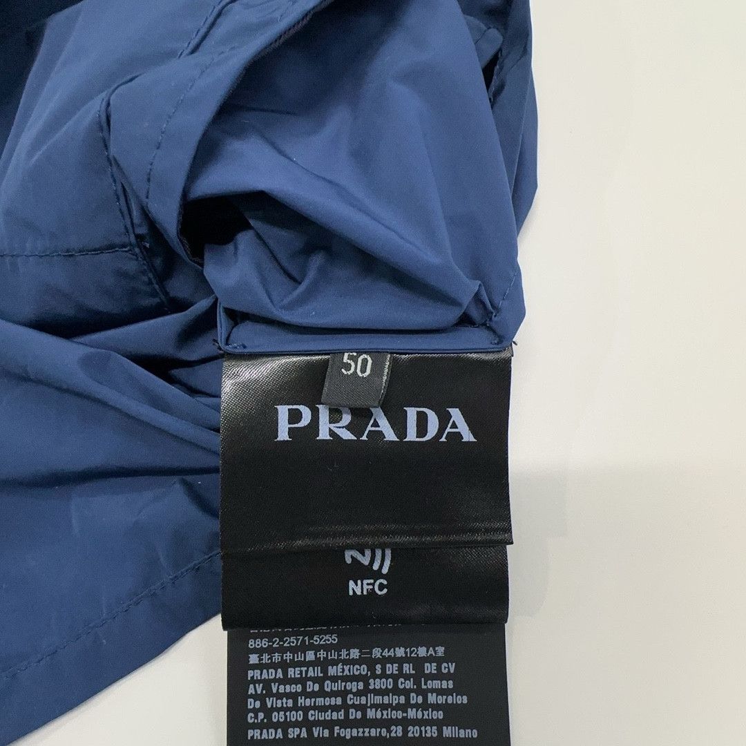 Prada Prada Nylon Zip Light Jacket Size 50 Size US M / EU 48-50 / 2 - 3 Thumbnail