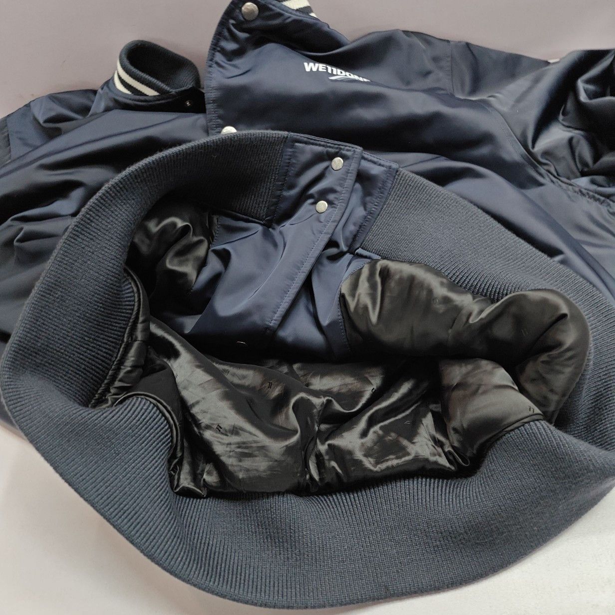 WE11DONE WE11DONE Logo Bomber Jacket Size L Size US L / EU 52-54 / 3 - 10 Thumbnail