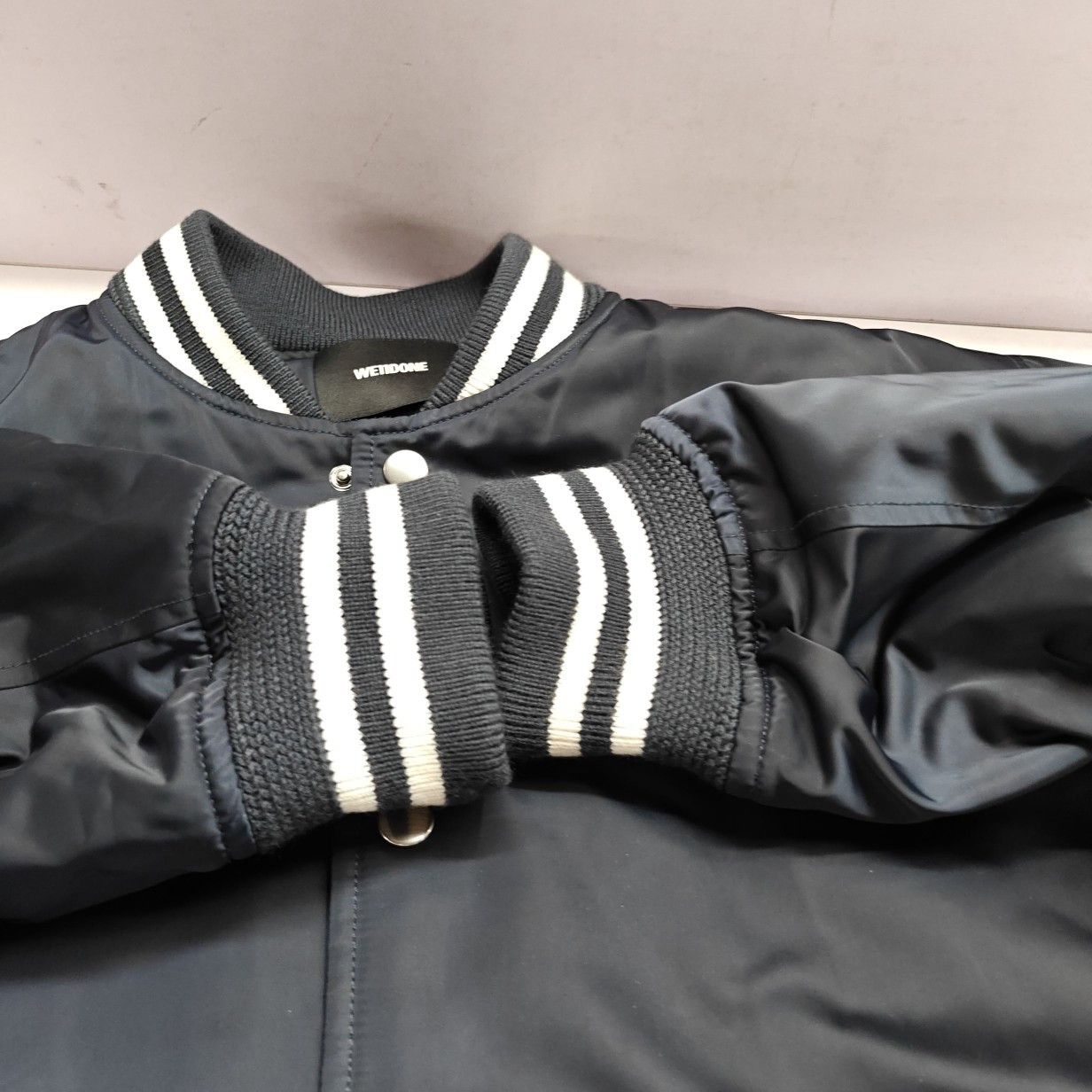 WE11DONE WE11DONE Logo Bomber Jacket Size L Size US L / EU 52-54 / 3 - 12 Thumbnail