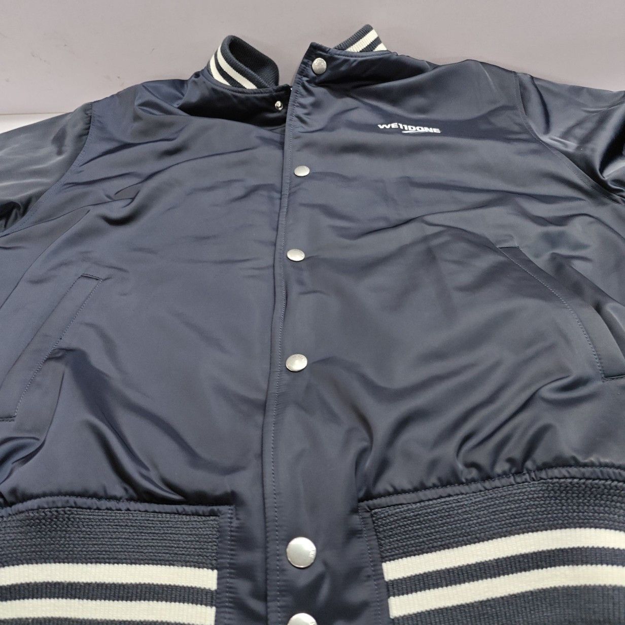 WE11DONE WE11DONE Logo Bomber Jacket Size L Size US L / EU 52-54 / 3 - 9 Thumbnail
