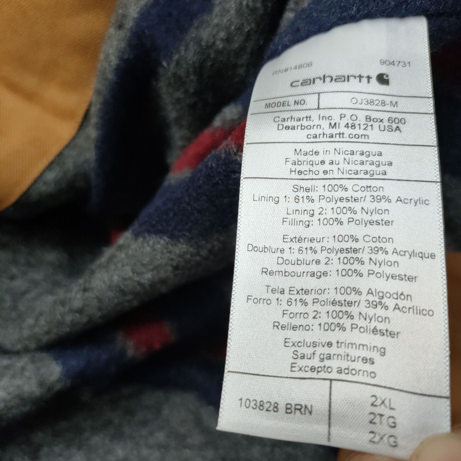 Carhartt Carhartt Detroit Canvas Jacket Size XXL Size US XXL / EU 58 / 5 - 5 Thumbnail