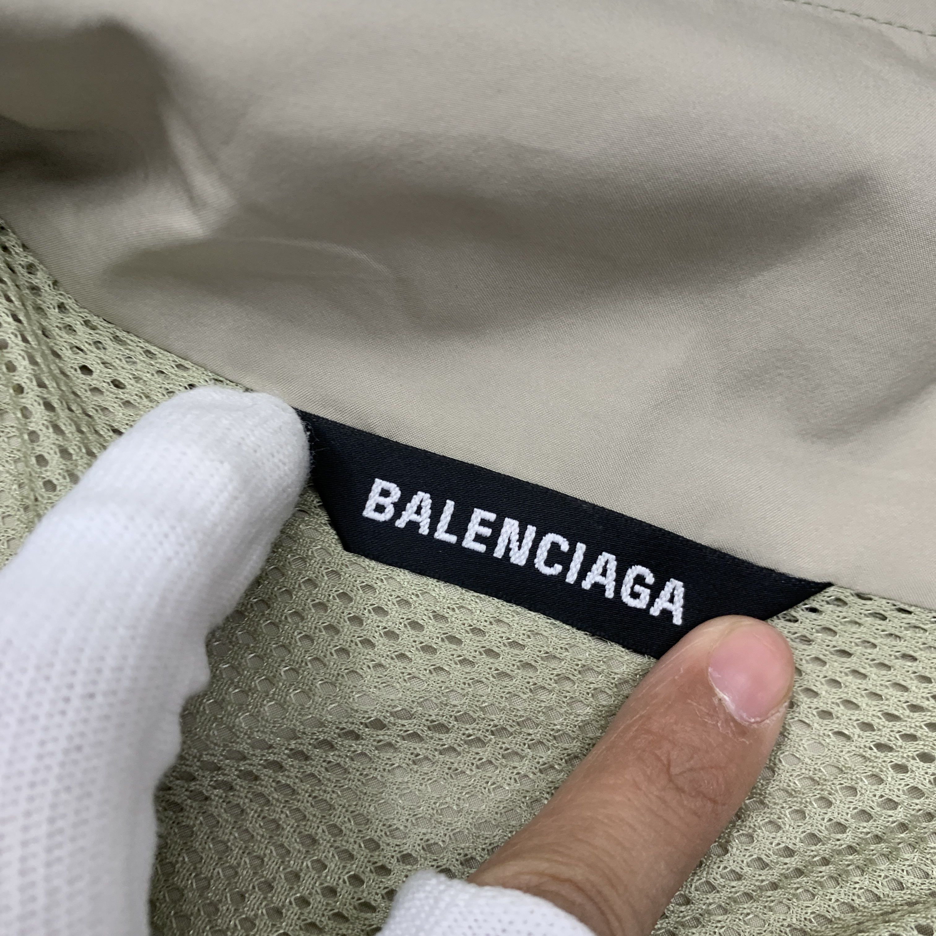 Balenciaga Balenciaga Zip Up Nylon Jacket Size 48 Size US M / EU 48-50 / 2 - 3 Thumbnail