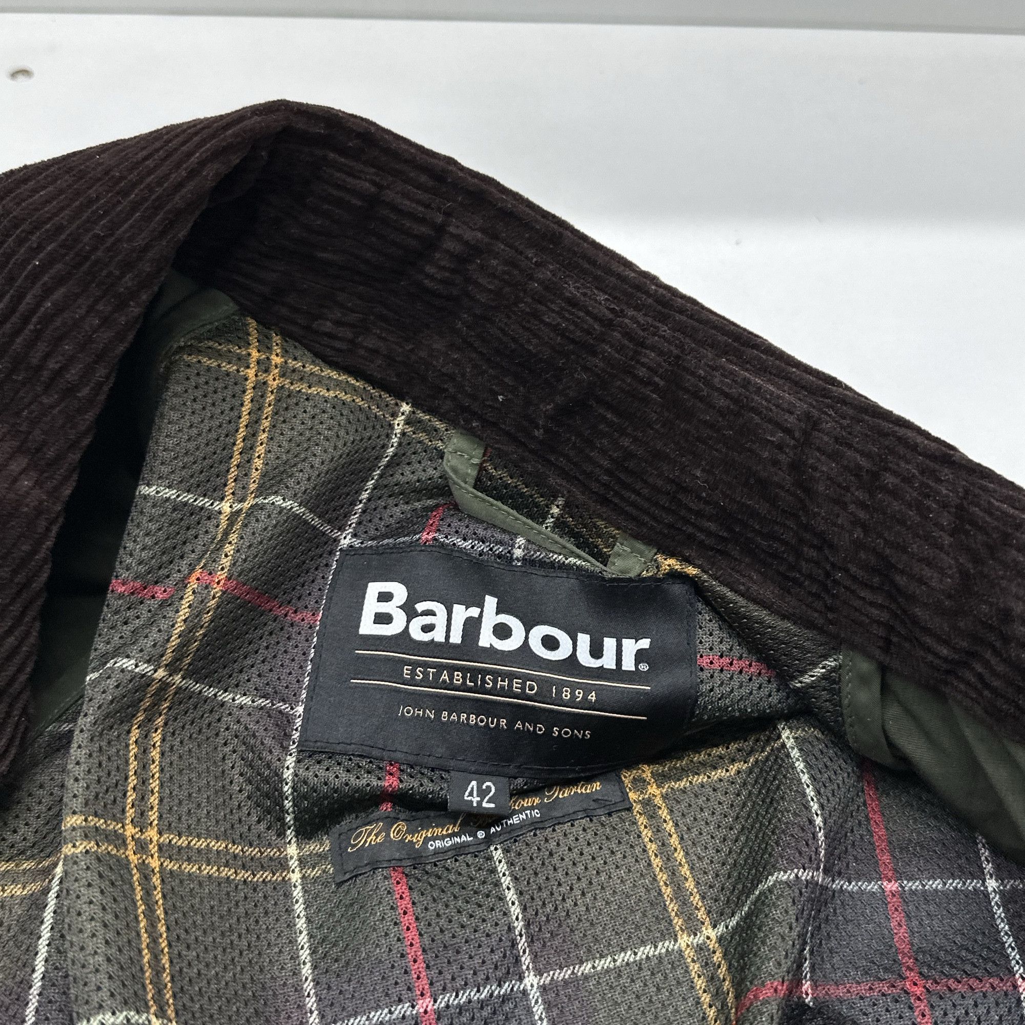 Barbour Barbour Corduroy Collar Jacket Size M Size US XS / EU 42 / 0 - 4 Thumbnail