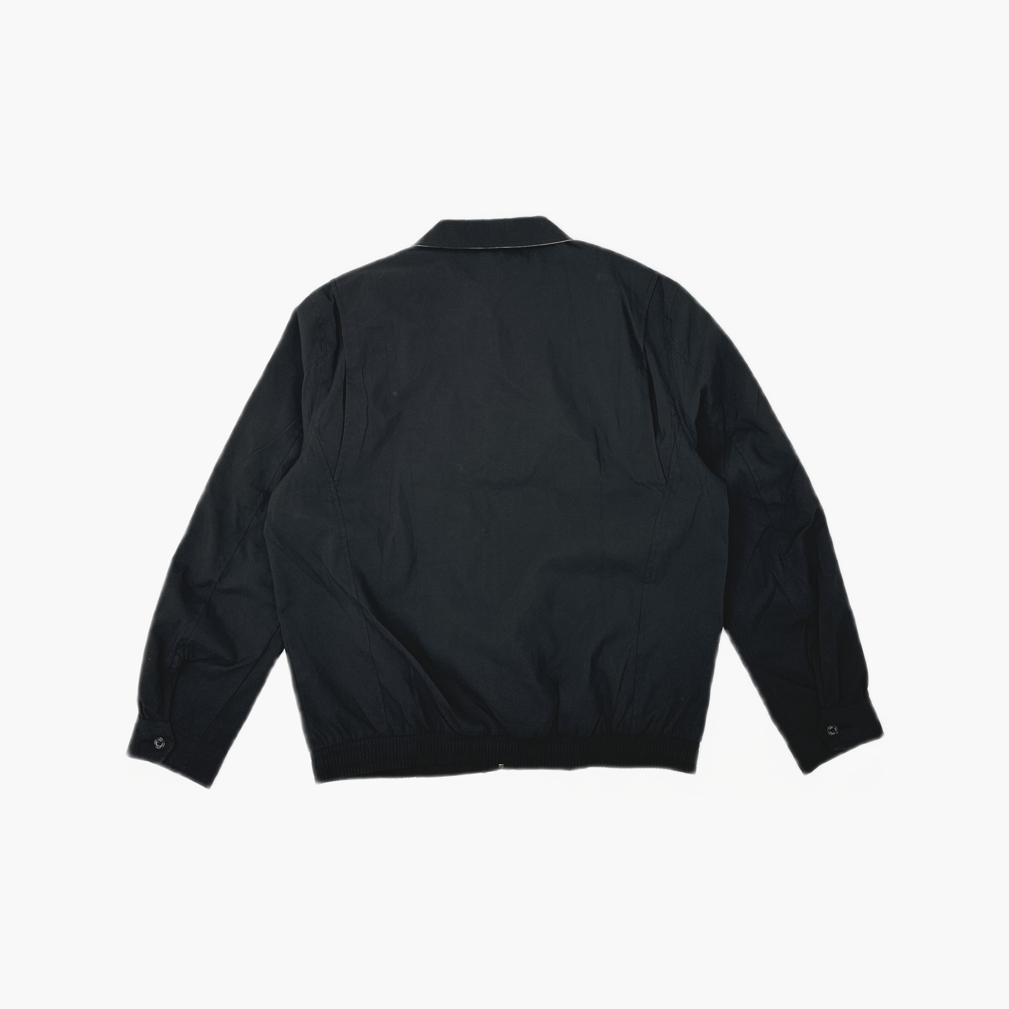 Polo Ralph Lauren Polo Ralph Lauren Solid Zip Jacket Black Size M Size US M / EU 48-50 / 2 - 2 Thumbnail