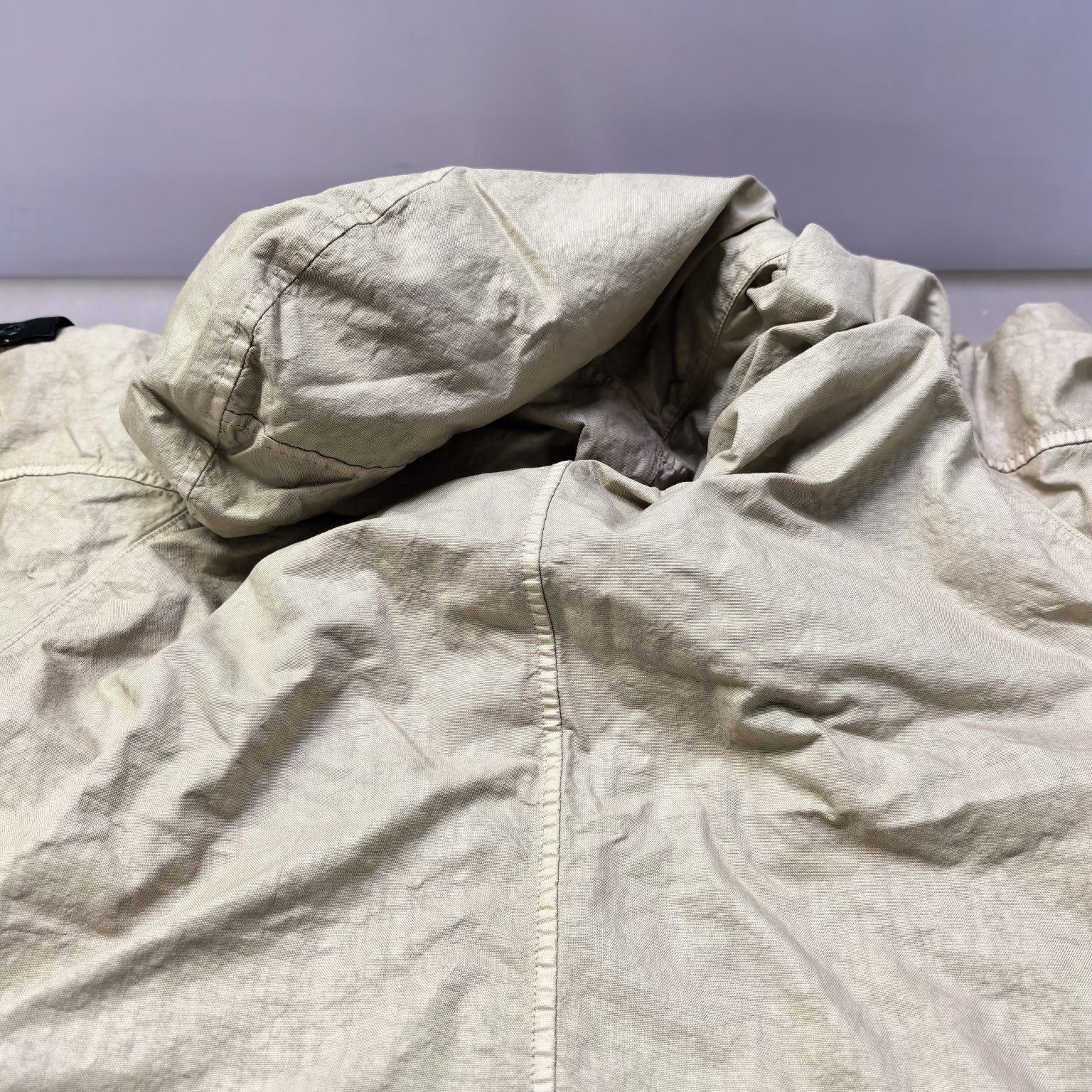 Stone Island Stone Island Hooded Zip Jacket Beige Size L Size US L / EU 52-54 / 3 - 7 Thumbnail