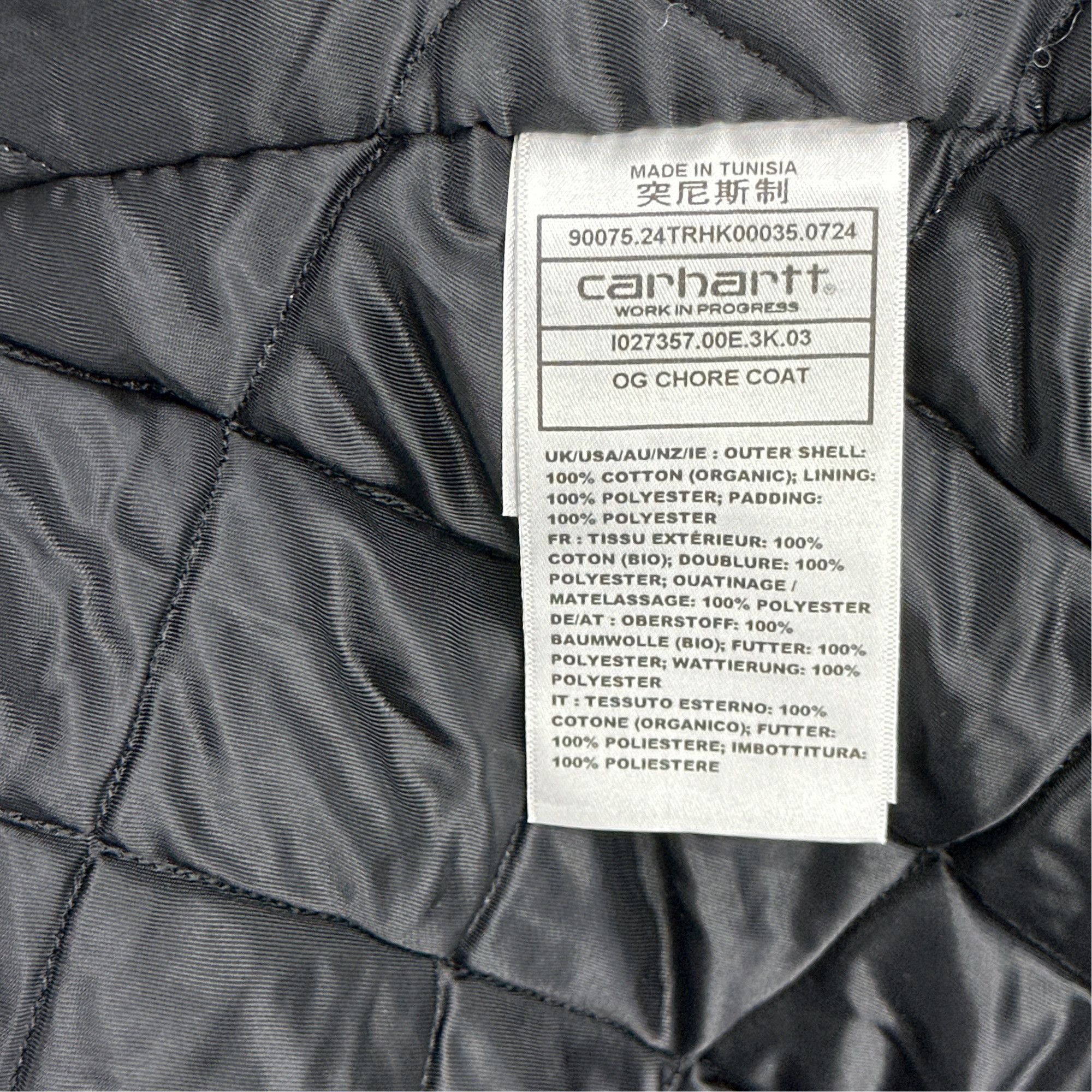 Carhartt Wip Carhartt WIP OG Chore Coat Black Size S Size US S / EU 44-46 / 1 - 4 Thumbnail