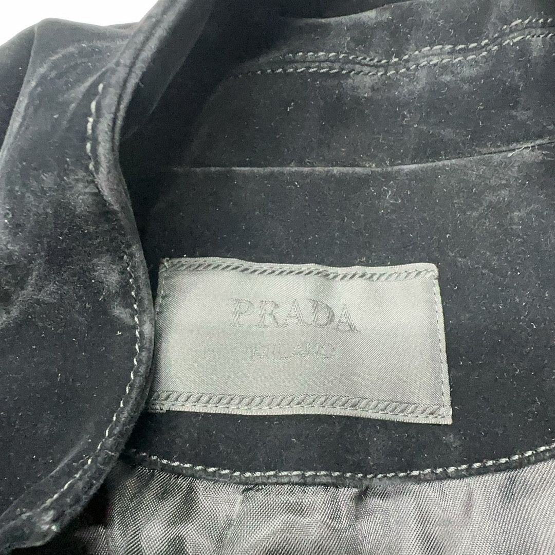 Prada Prada Velvet Denim Jacket Size 48 Size US M / EU 48-50 / 2 - 5 Thumbnail