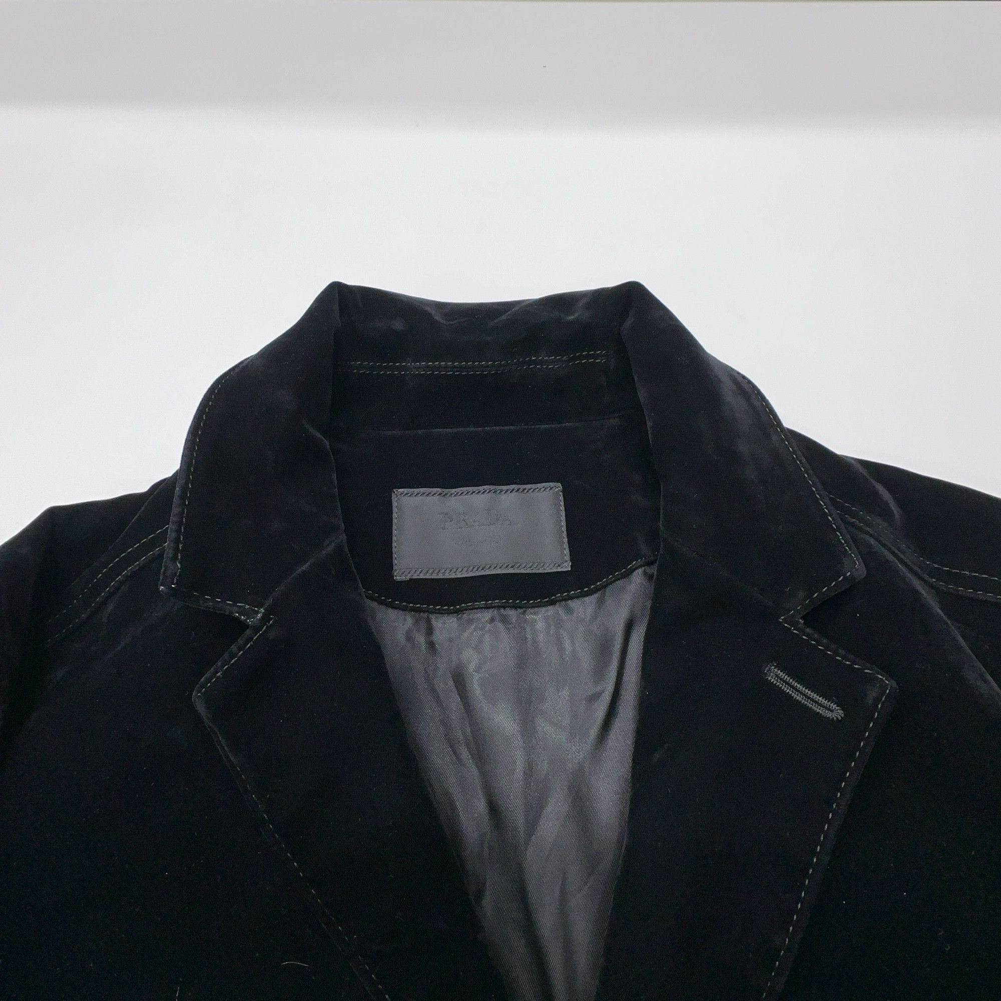 Prada Prada Velvet Denim Jacket Size 48 Size US M / EU 48-50 / 2 - 9 Thumbnail