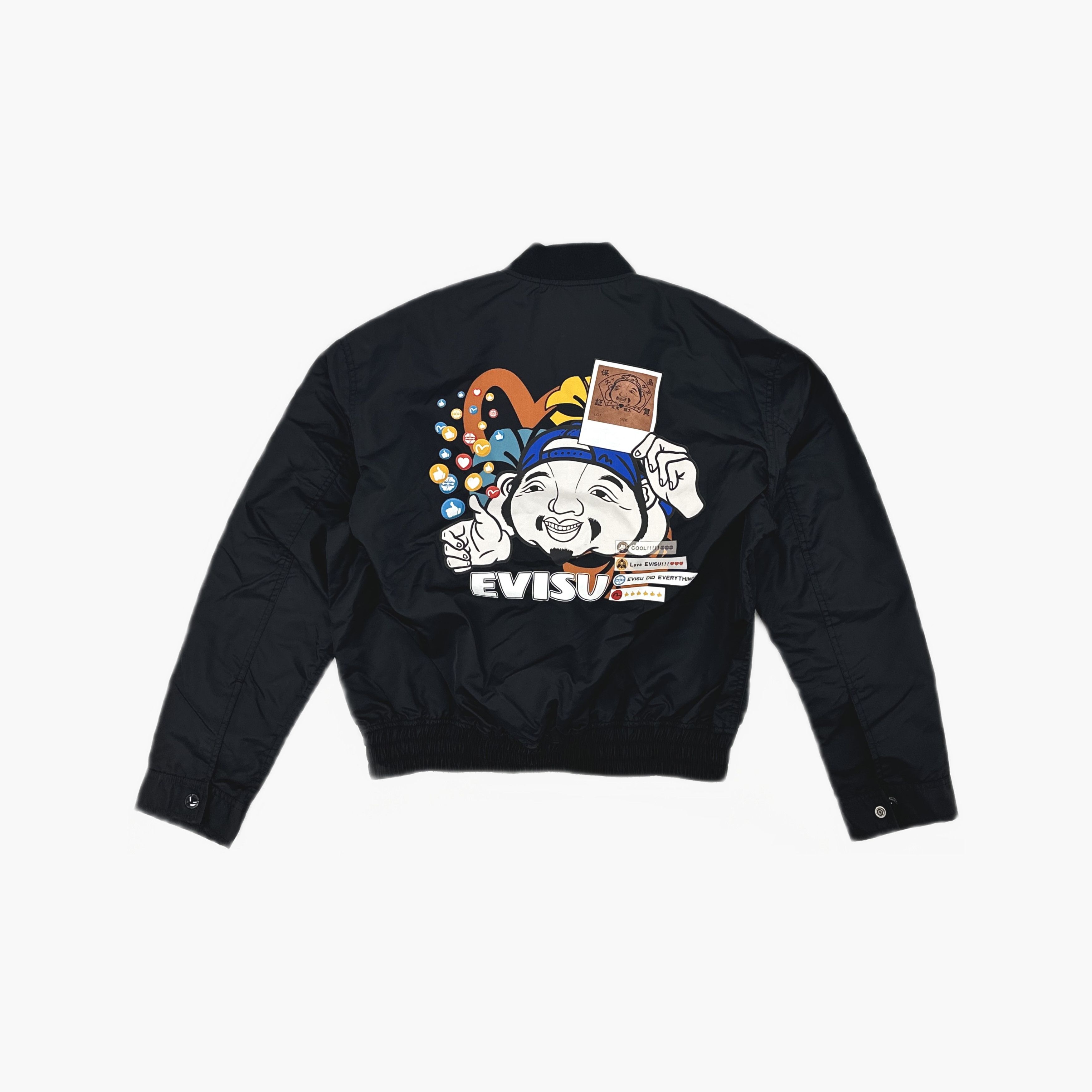 Evisu Evisu Graphic Logo Bomber Jacket Size S Size US S / EU 44-46 / 1 - 2 Thumbnail