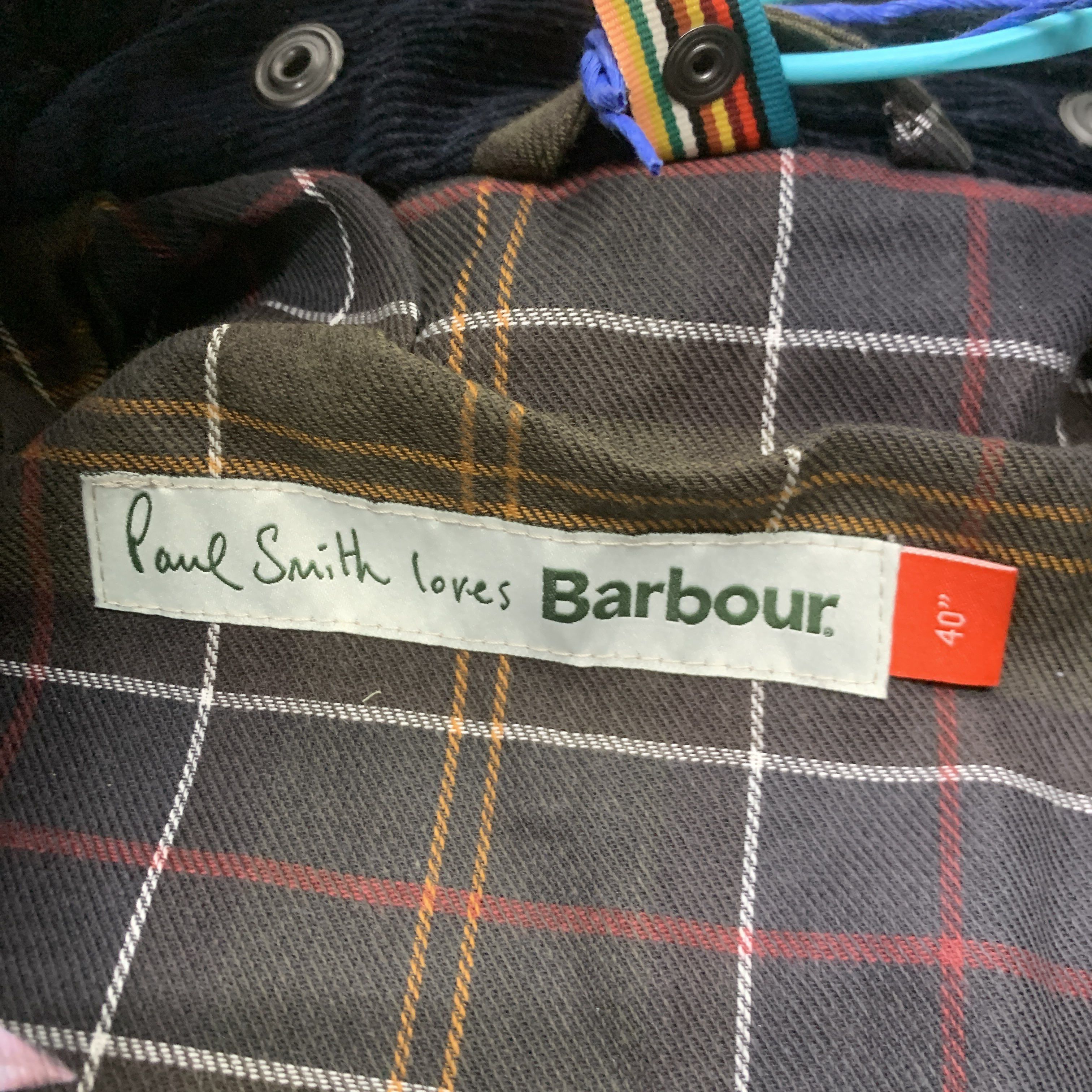 Barbour Barbour x Paul Smith Waxed Jacket Size M Size US XXS / EU 40 - 2 Thumbnail