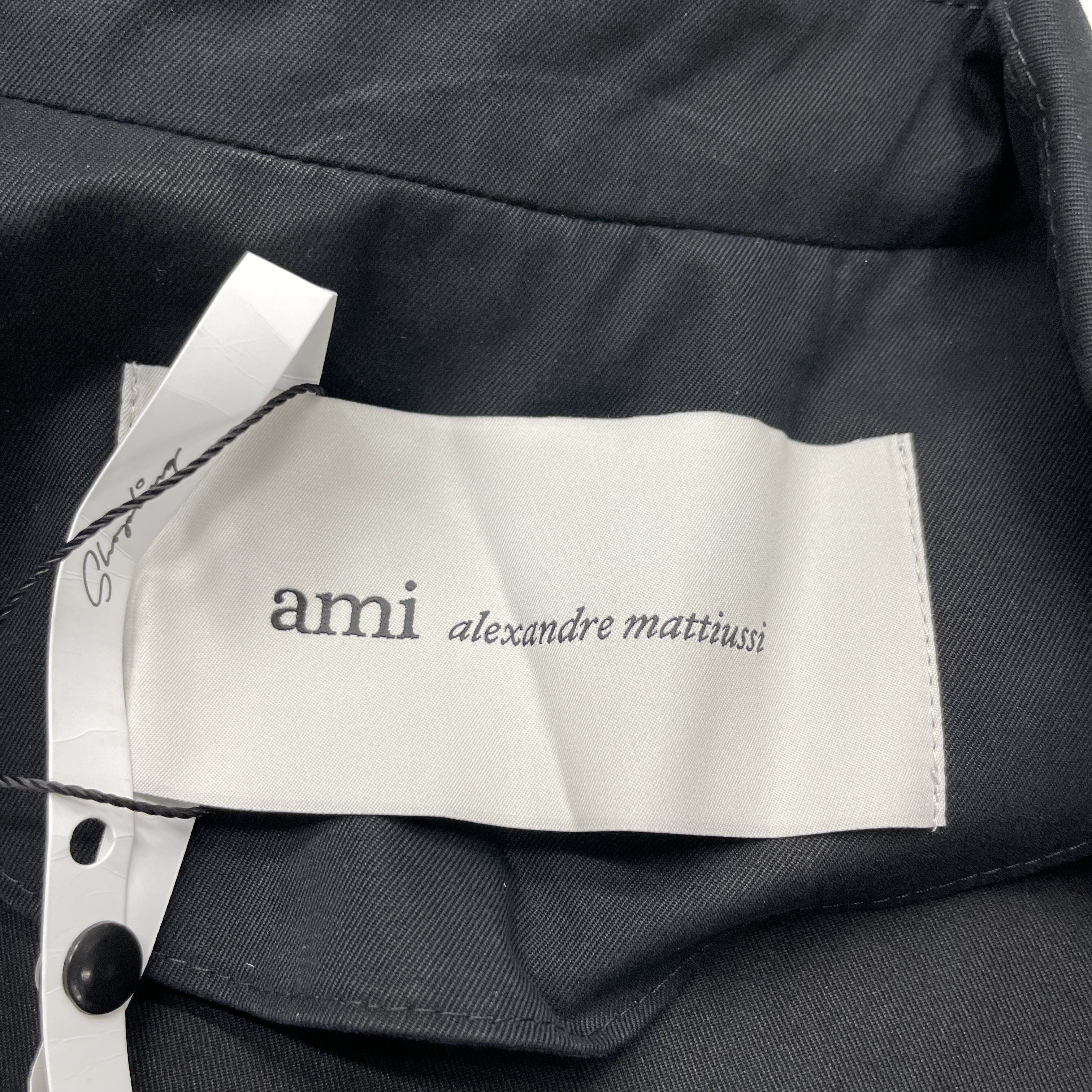 AMI Ami Paris Zip-Up Jacket Black Size M Size US M / EU 48-50 / 2 - 3 Thumbnail