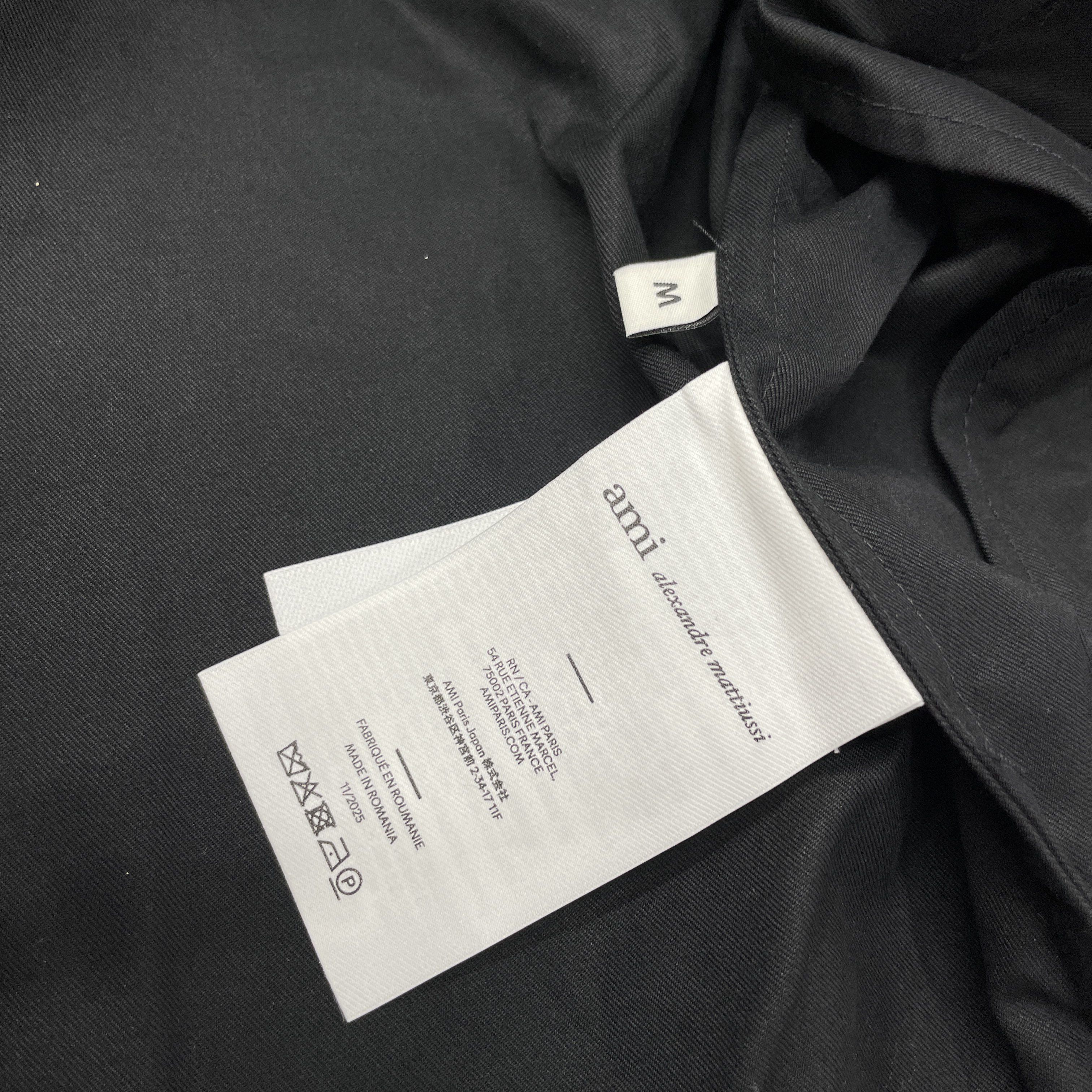 AMI Ami Paris Zip-Up Jacket Black Size M Size US M / EU 48-50 / 2 - 4 Thumbnail