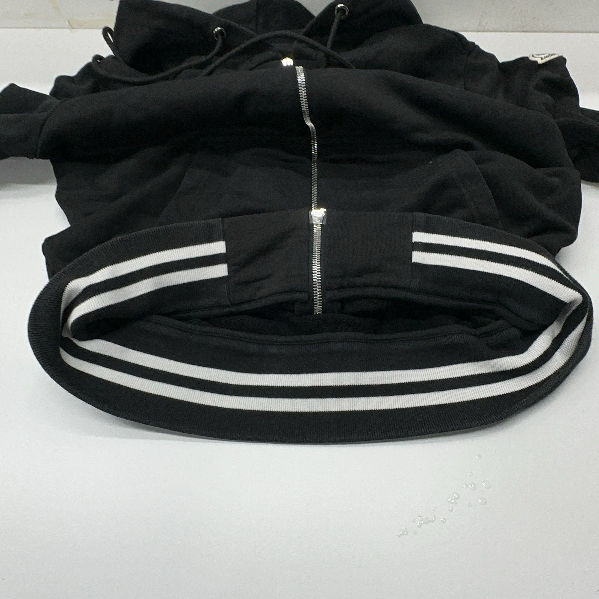 Moncler Moncler Striped Zip-Up Hoodie Size S Size US S / EU 44-46 / 1 - 9 Thumbnail