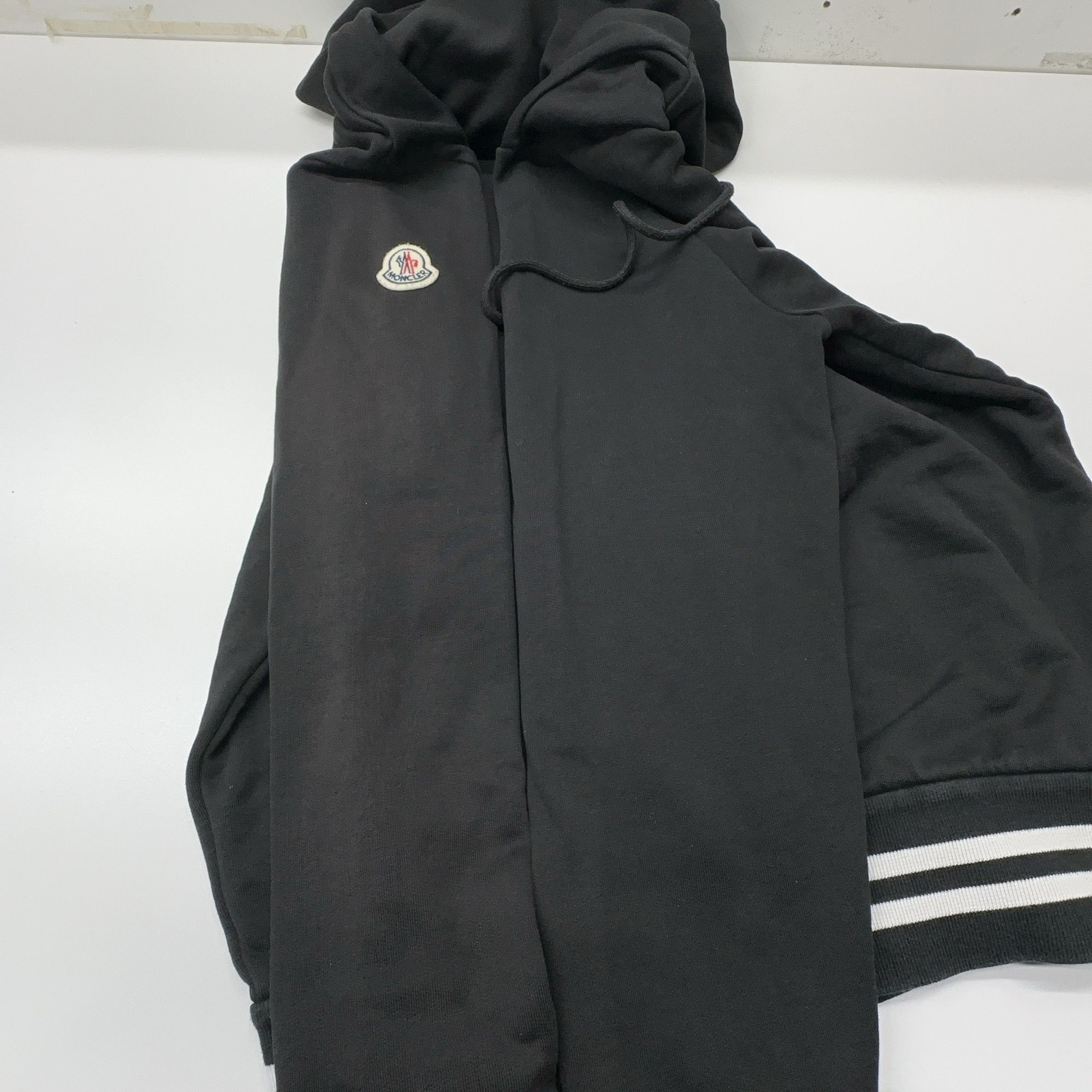 Moncler Moncler Striped Zip-Up Hoodie Size S Size US S / EU 44-46 / 1 - 6 Thumbnail