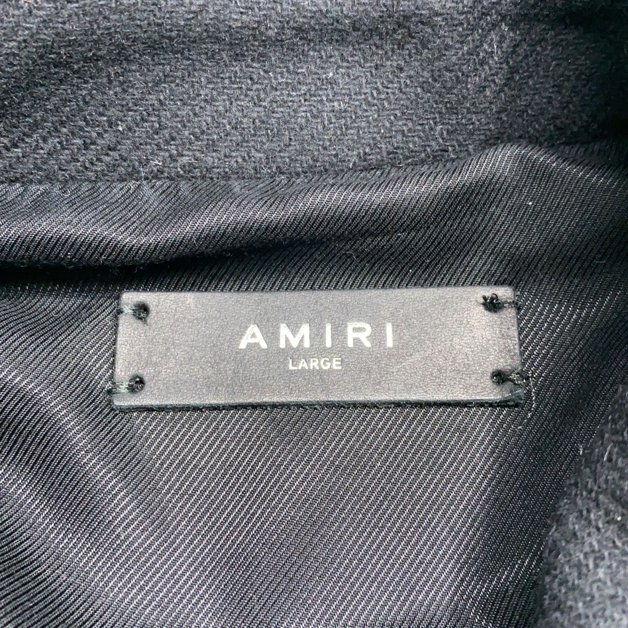 Amiri AMIRI Bone Embroidery Varsity Jacket Size L Size US L / EU 52-54 / 3 - 3 Thumbnail