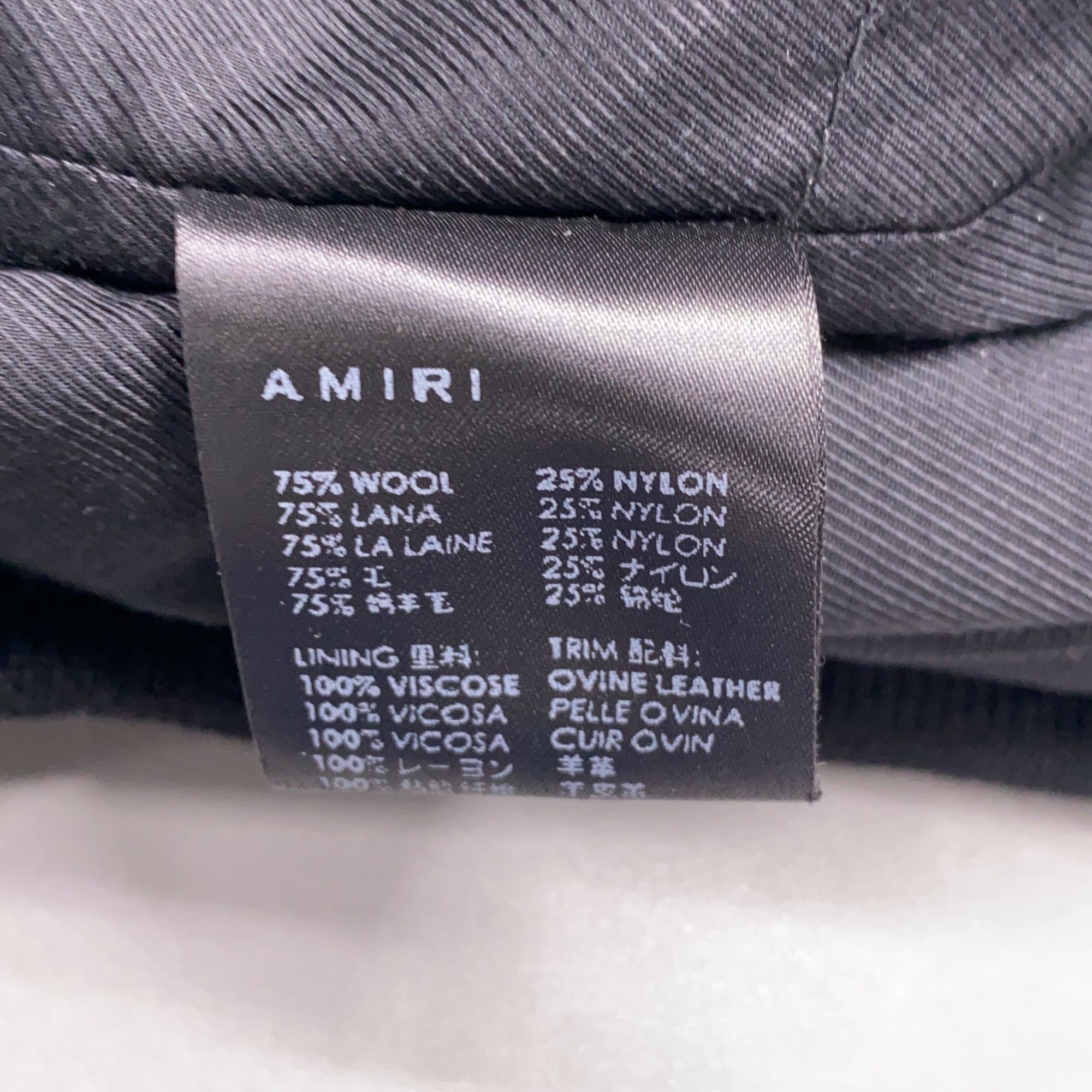 Amiri AMIRI Bone Embroidery Varsity Jacket Size L Size US L / EU 52-54 / 3 - 5 Thumbnail