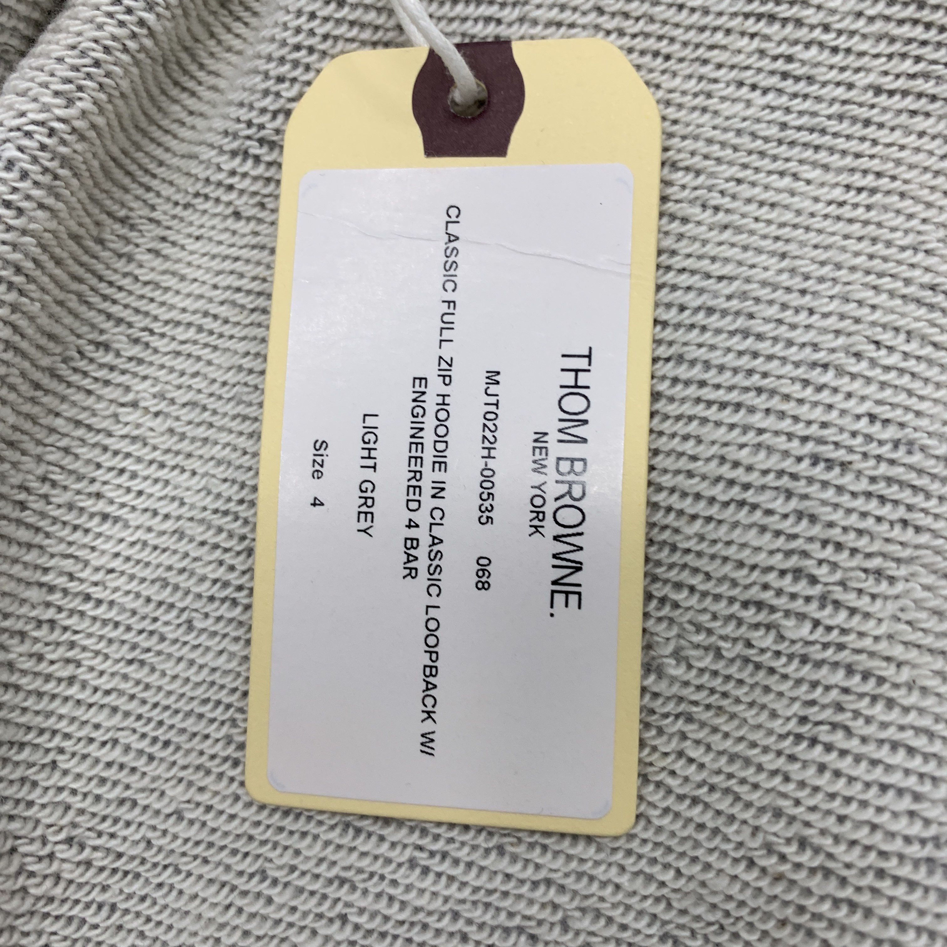 Thom Browne THOM BROWNE 4-Bar Zip Hoodie Size 4 Size US XL / EU 56 / 4 - 5 Thumbnail