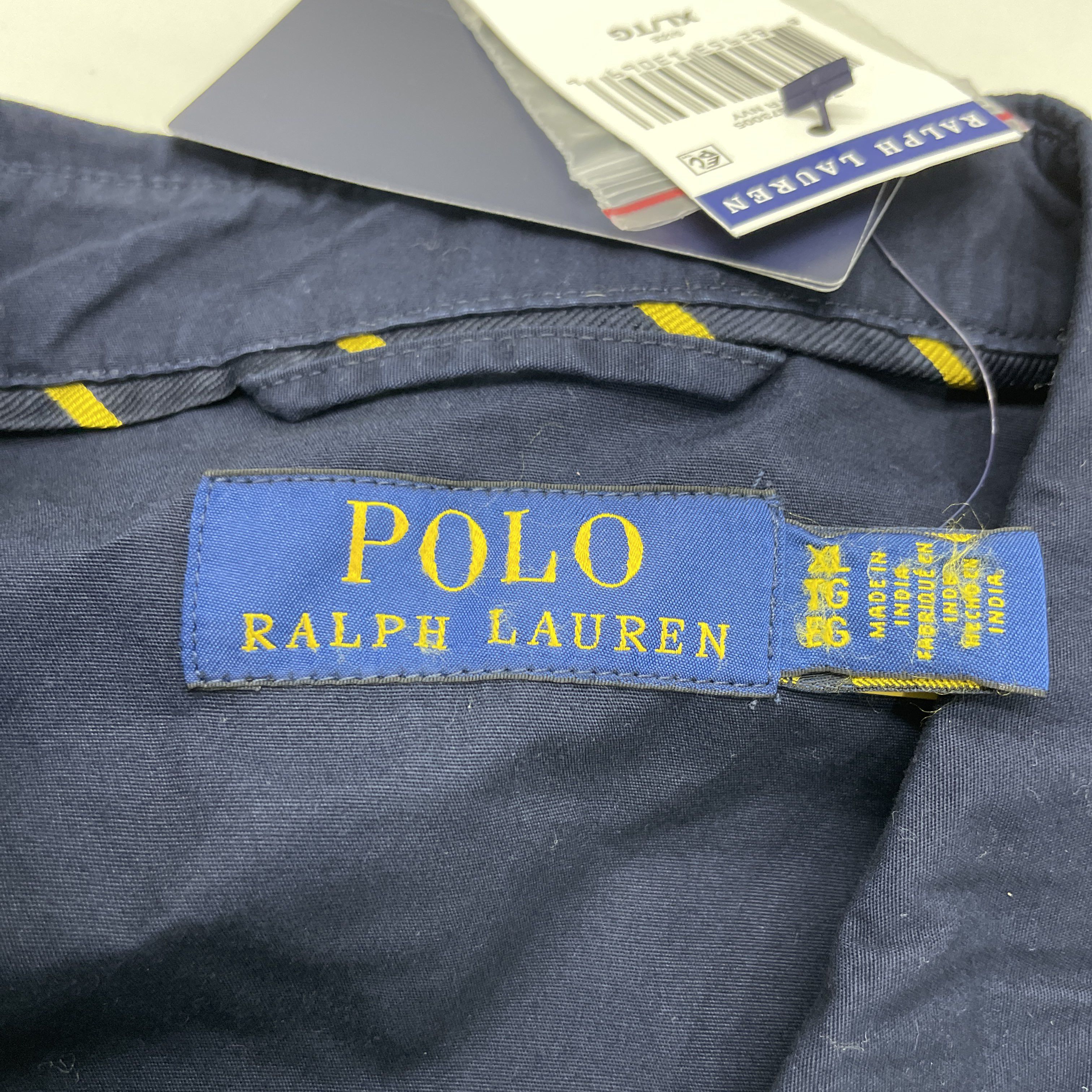 Polo Ralph Lauren Polo Ralph Lauren Logo Cotton Zip Jacket Navy XL Size US XL / EU 56 / 4 - 3 Thumbnail