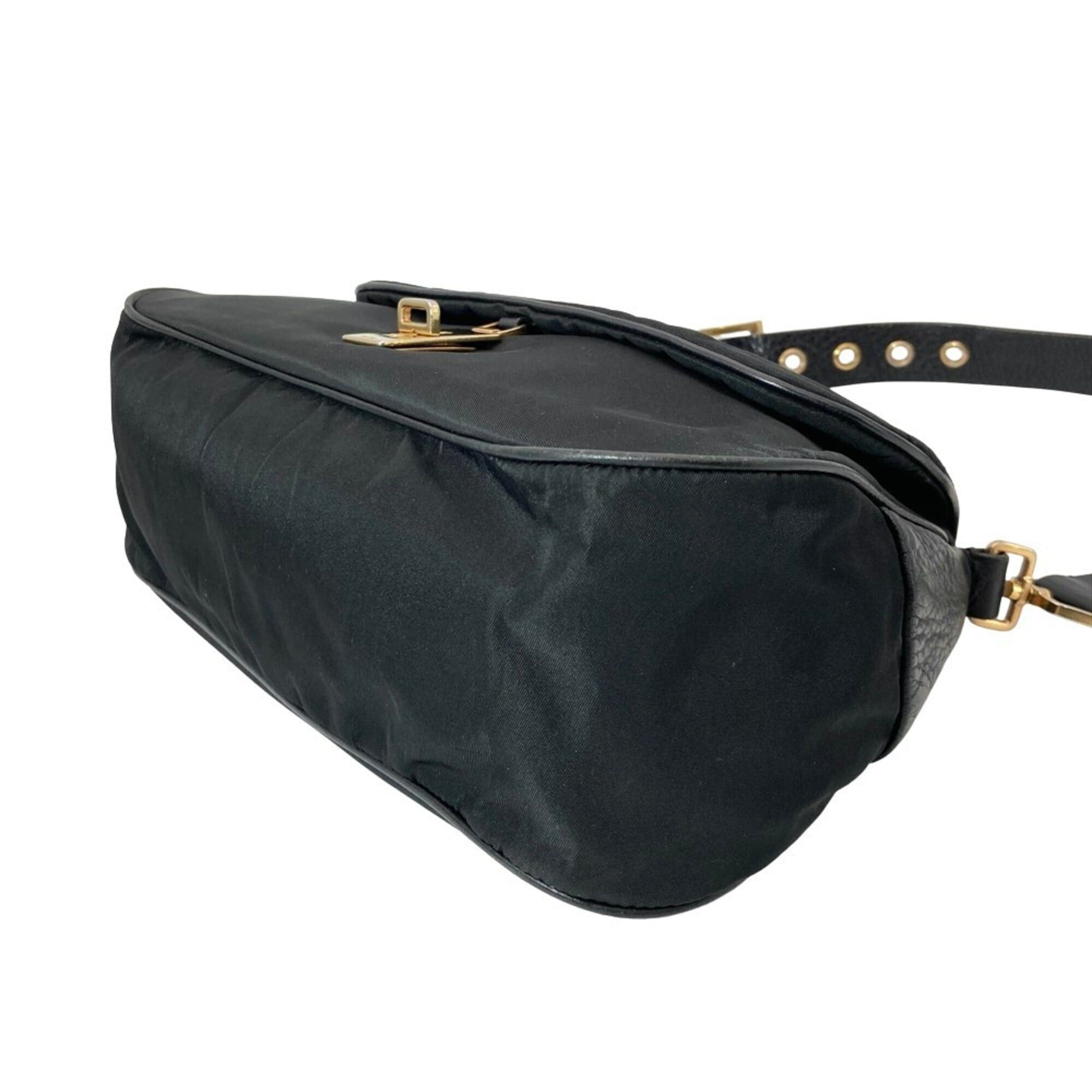 Prada Prada shoulder bag, nylon, black. Size ONE SIZE - 4 Thumbnail