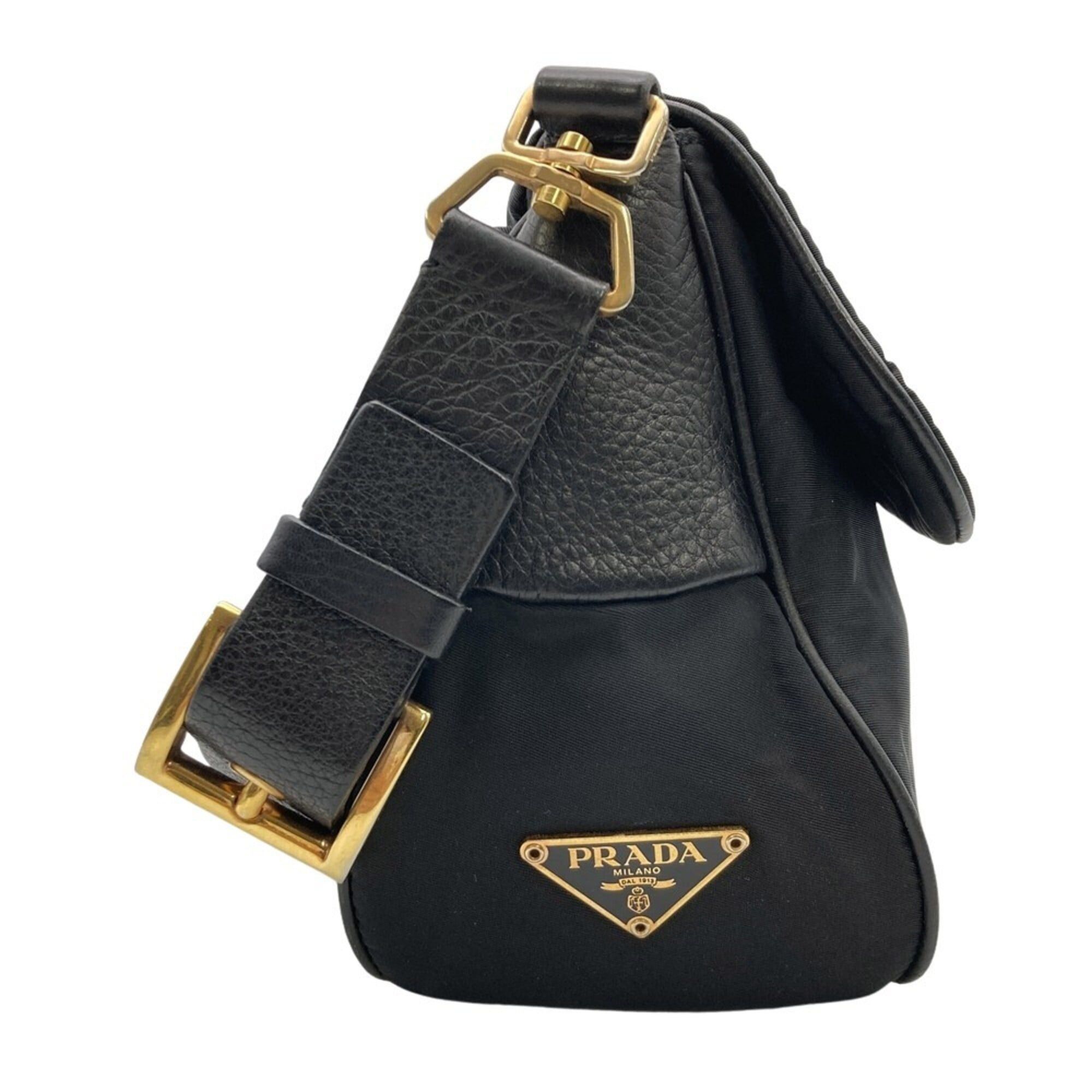 Prada Prada shoulder bag, nylon, black. Size ONE SIZE - 5 Thumbnail