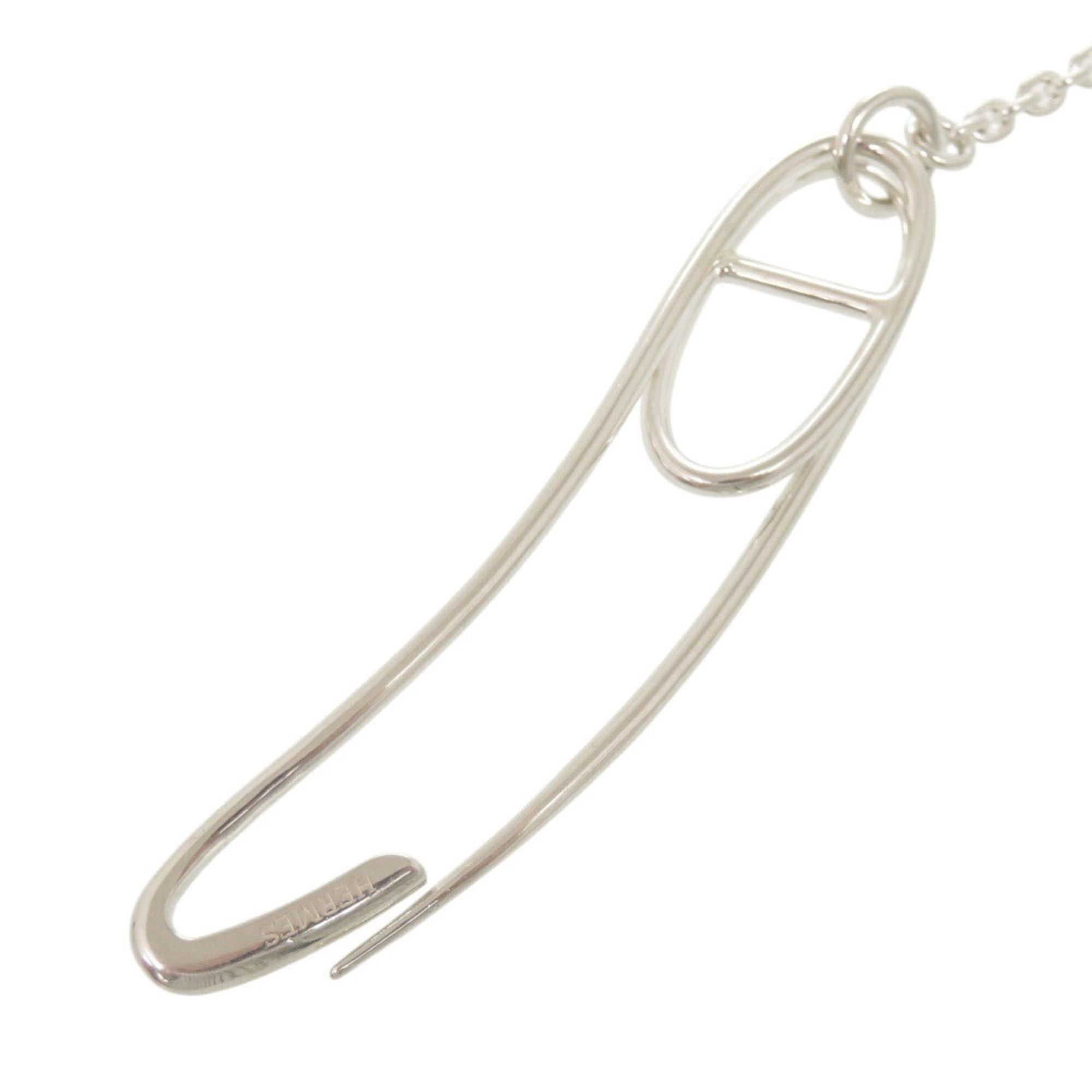 Hermes Hermes Chaine d'Ancre Punk Long Sterling Silver 925 Necklace 1791HERMES Size ONE SIZE - 8 Thumbnail