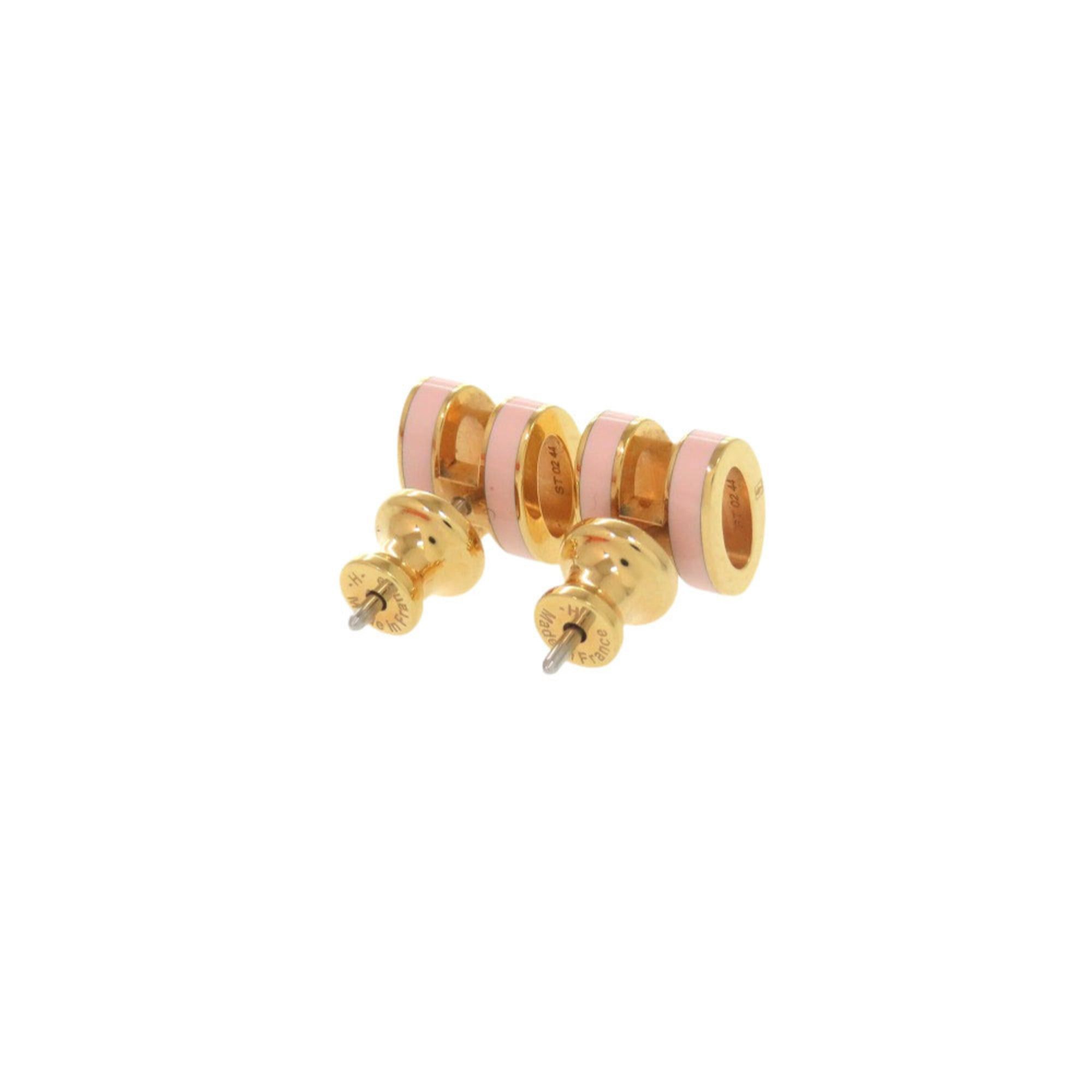 Hermes Hermes Pop H Mini Pink Gold Hardware Earrings, Accessory 1551 HERMES Size ONE SIZE - 3 Thumbnail