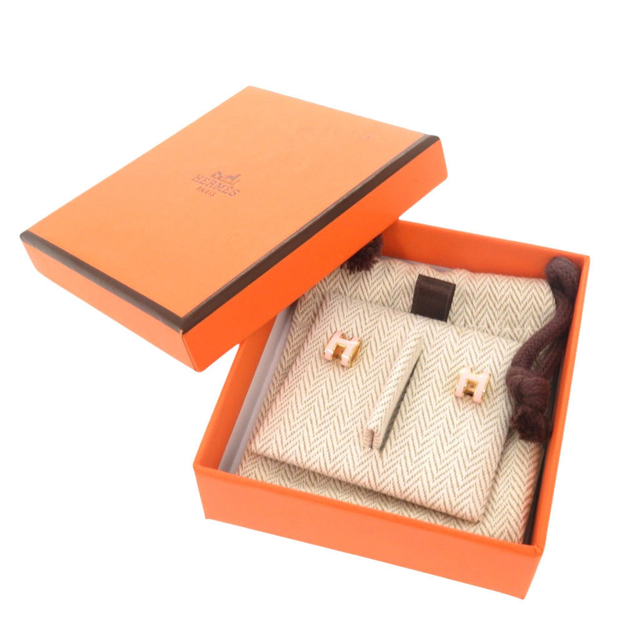 Hermes Hermes Pop H Mini Pink Gold Hardware Earrings, Accessory 1551 HERMES Size ONE SIZE - 2 Thumbnail