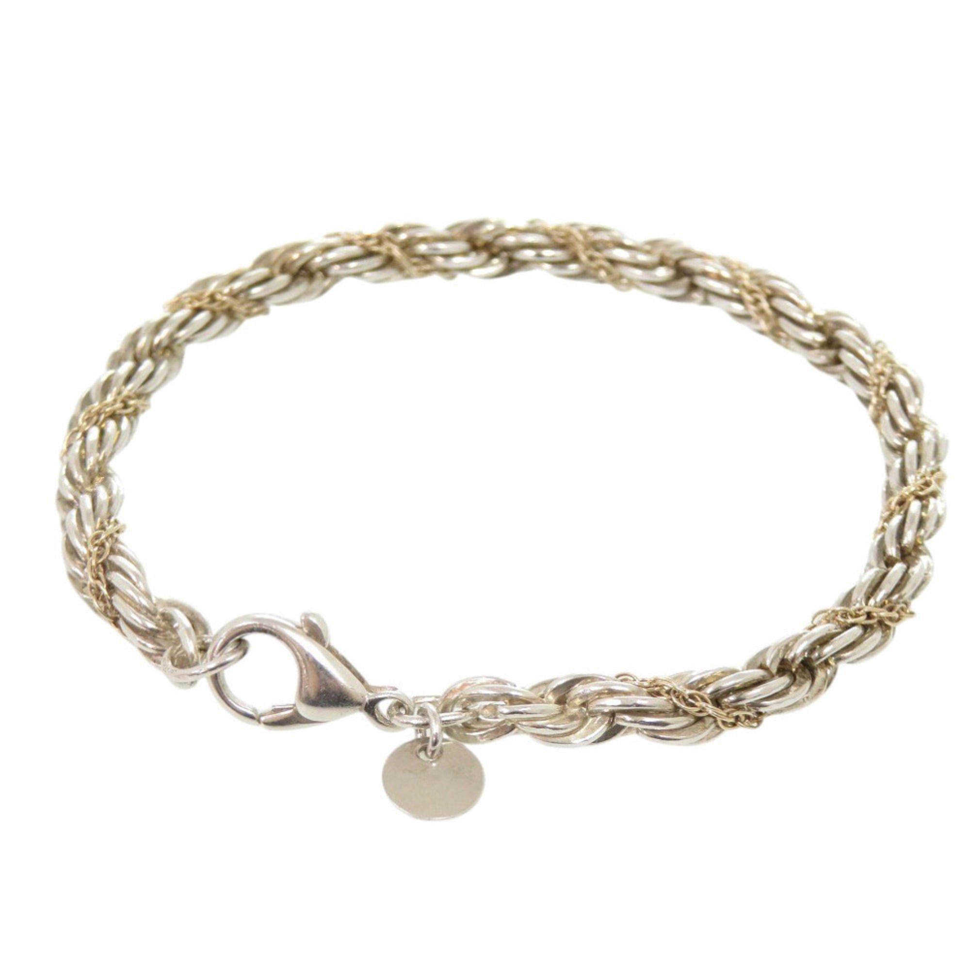 Tiffany & Co. Tiffany & Co. Twist Rope Bracelet, Sterling Silver 925 14K Yellow Gold, 1511 TIFFANY&Co. Size ONE SIZE - 2 Thumbnail
