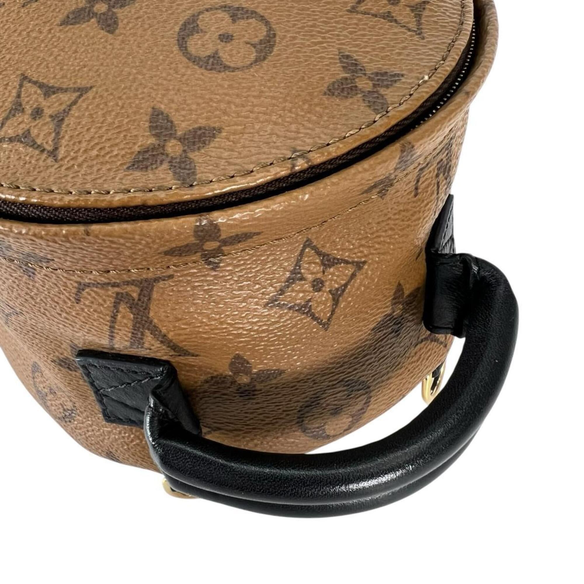 Louis Vuitton Louis Vuitton MINI Monogram Reverse Palm Springs Leather Backpack (M44872, Brown) Size ONE SIZE - 10 Thumbnail