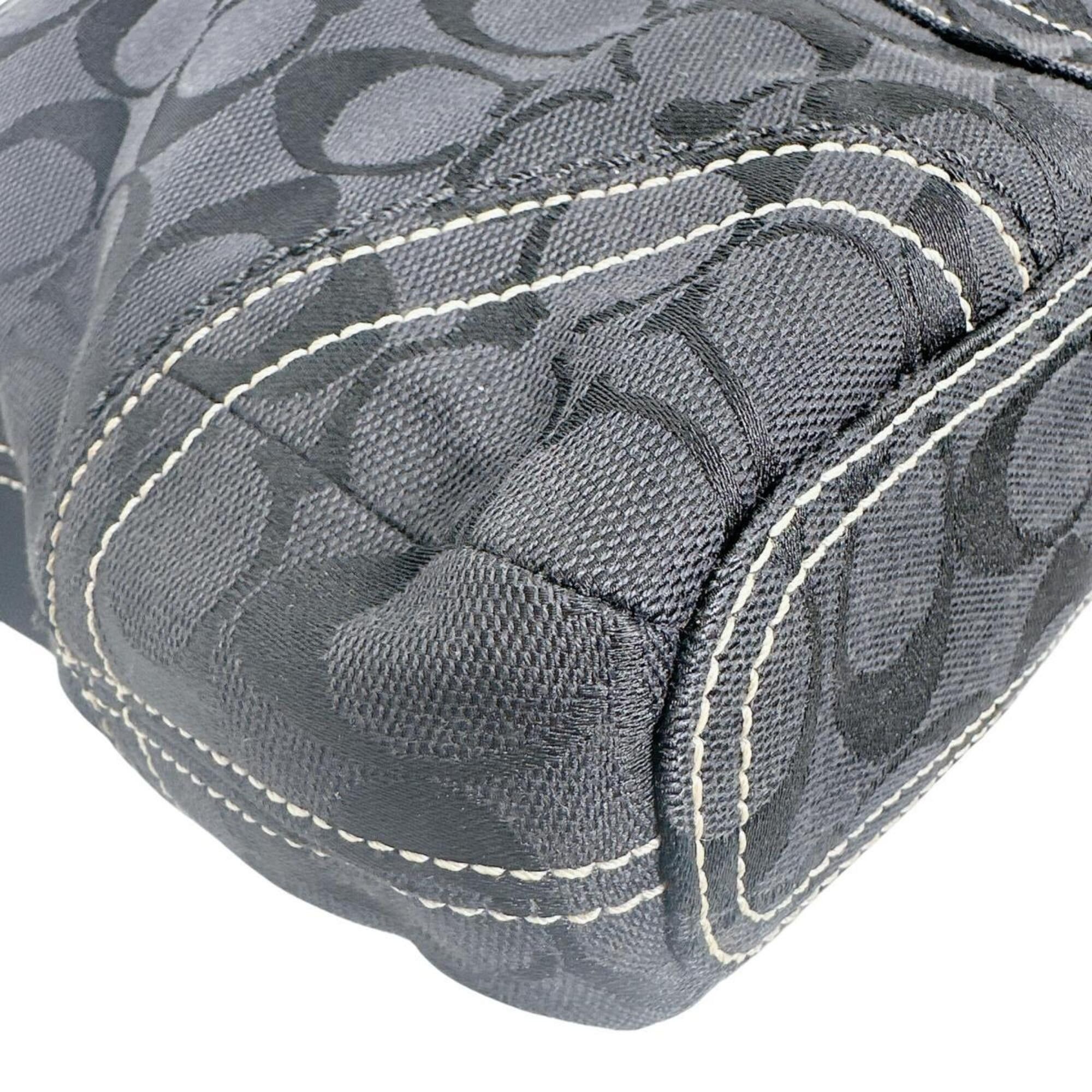 Coach Coach shoulder bag, crossbody style, signature canvas, 10403 black Size ONE SIZE - 7 Thumbnail