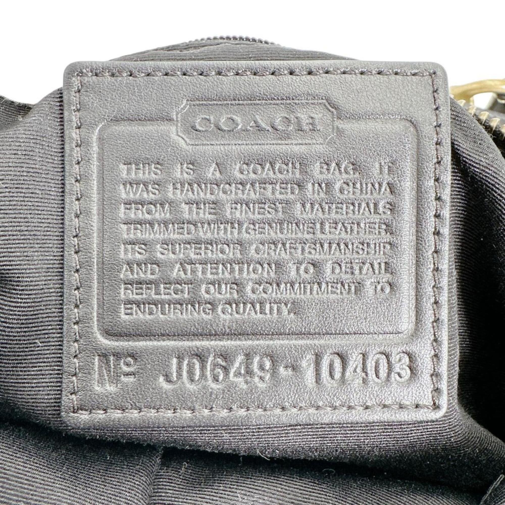 Coach Coach shoulder bag, crossbody style, signature canvas, 10403 black Size ONE SIZE - 18 Thumbnail