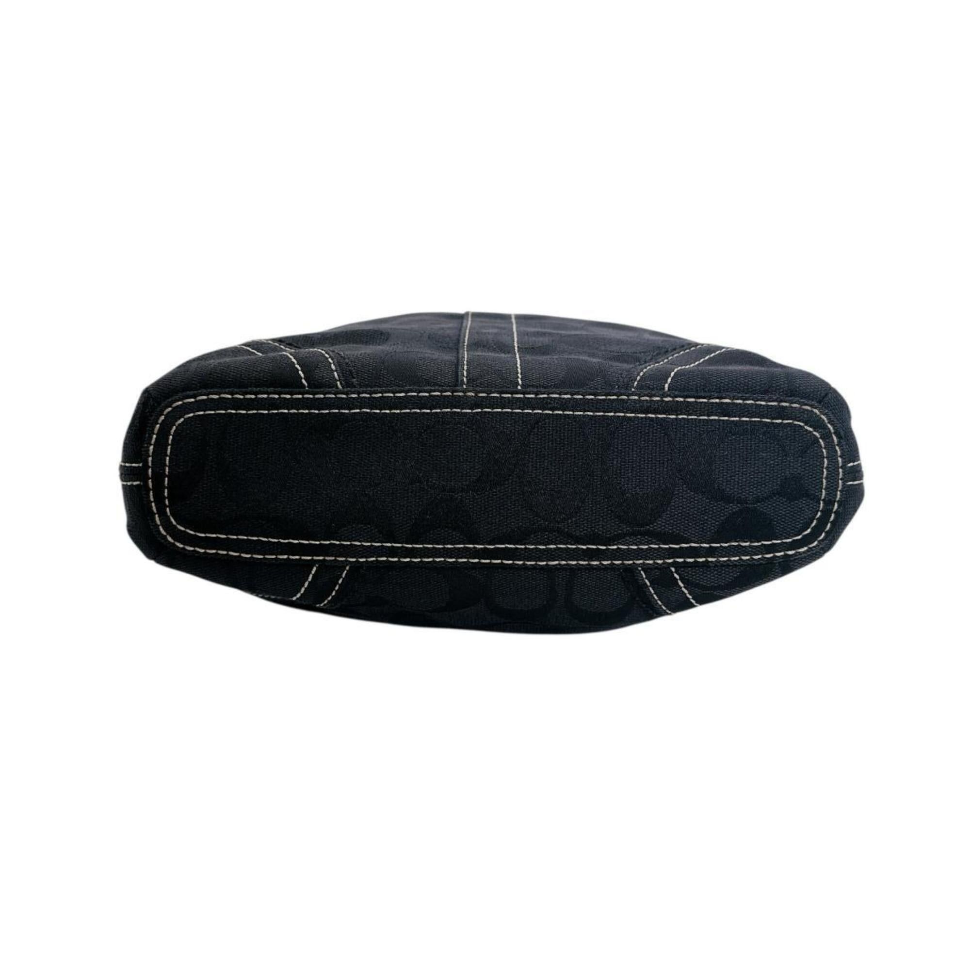 Coach Coach shoulder bag, crossbody style, signature canvas, 10403 black Size ONE SIZE - 5 Thumbnail