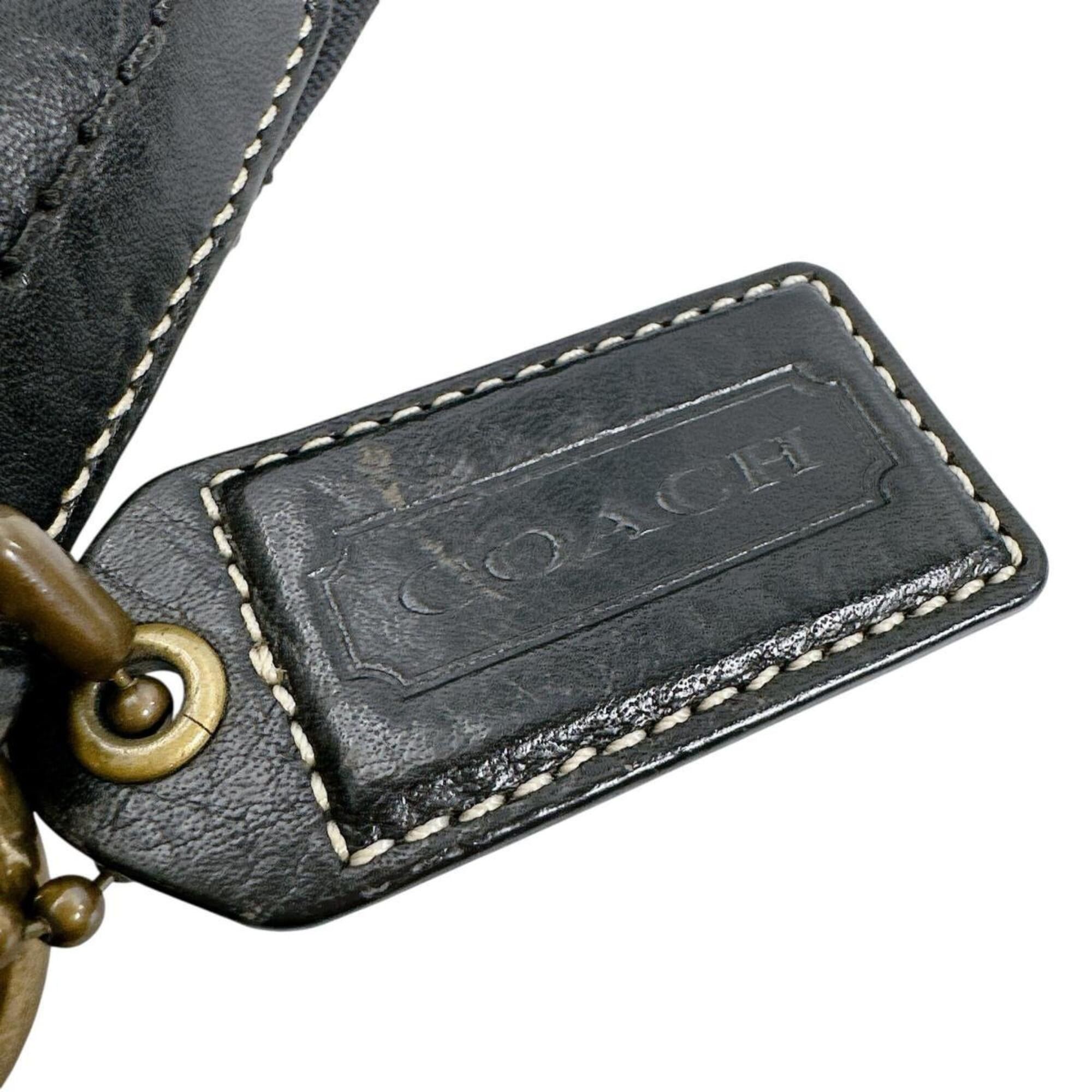 Coach Coach shoulder bag, crossbody style, signature canvas, 10403 black Size ONE SIZE - 15 Thumbnail