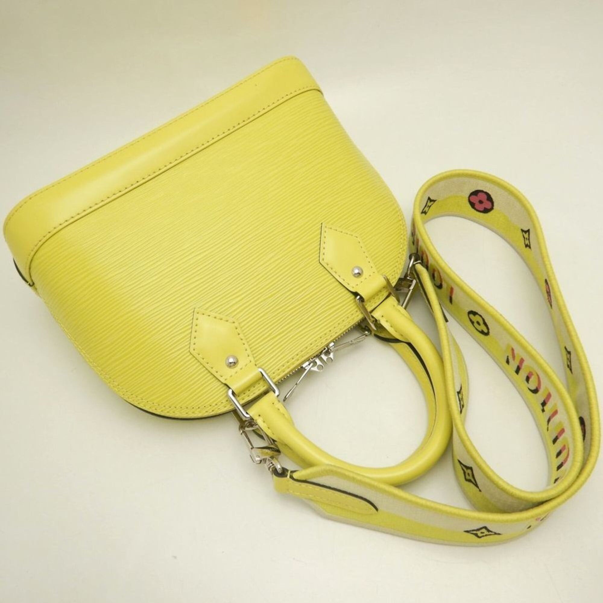 Louis Vuitton LOUIS VUITTON Epi Alma BB M57446 Handbag Jaune Cedrat Women's 253805 Size ONE SIZE - 3 Thumbnail
