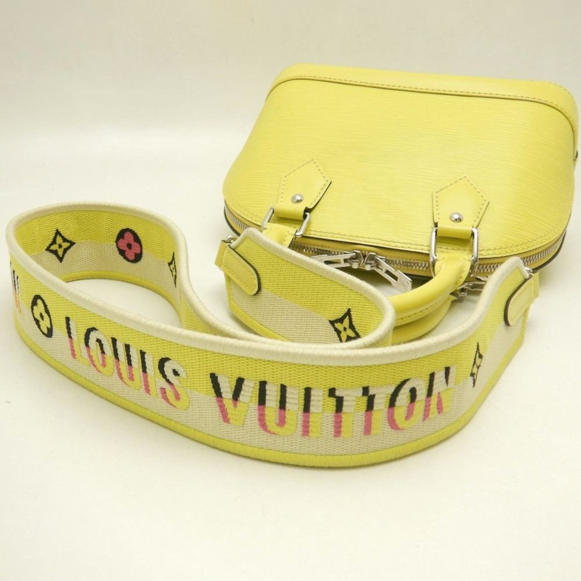 Louis Vuitton LOUIS VUITTON Epi Alma BB M57446 Handbag Jaune Cedrat Women's 253805 Size ONE SIZE - 5 Thumbnail