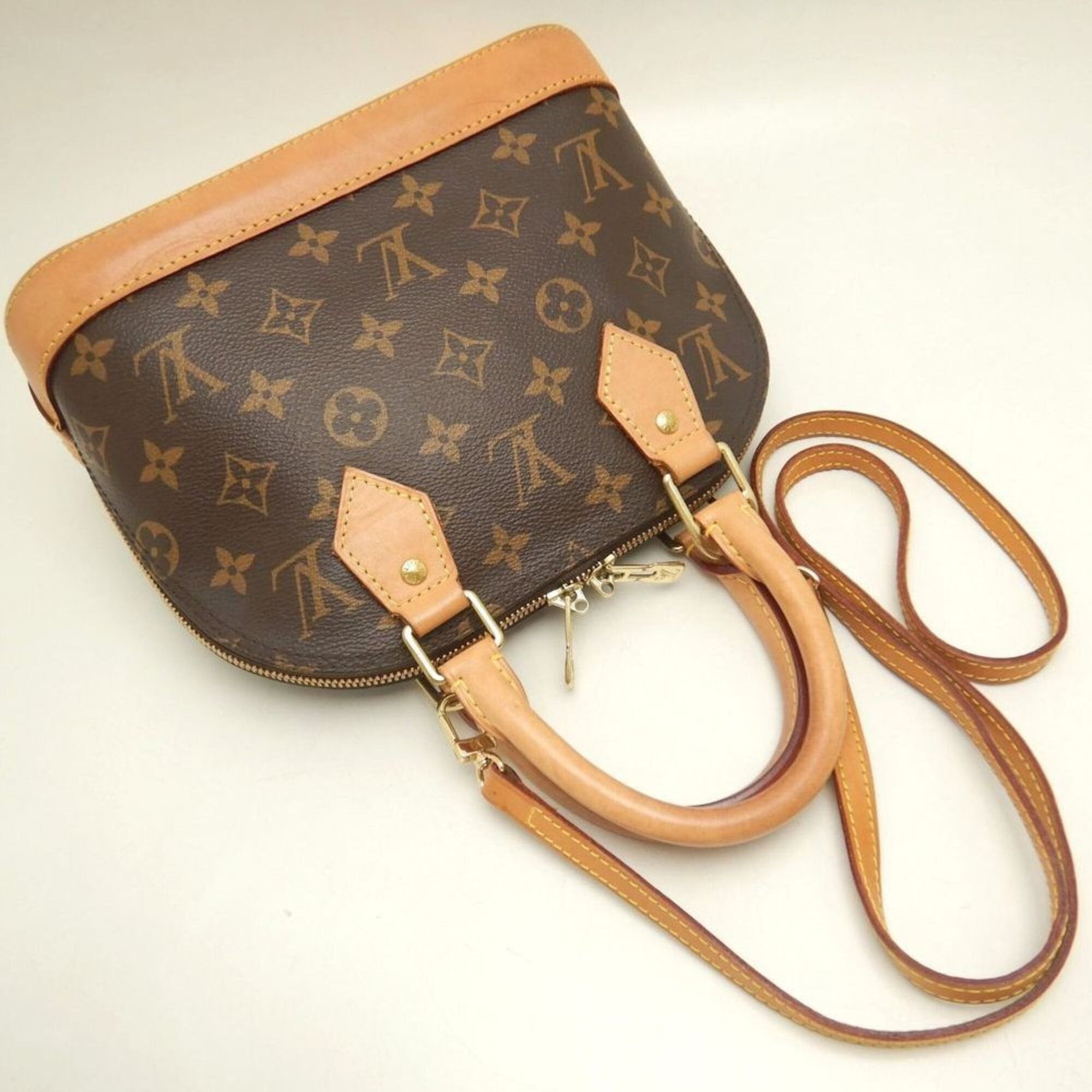 Louis Vuitton LOUIS VUITTON Monogram Alma BB M53152 Handbag Brown Women's 253804 Size ONE SIZE - 3 Thumbnail