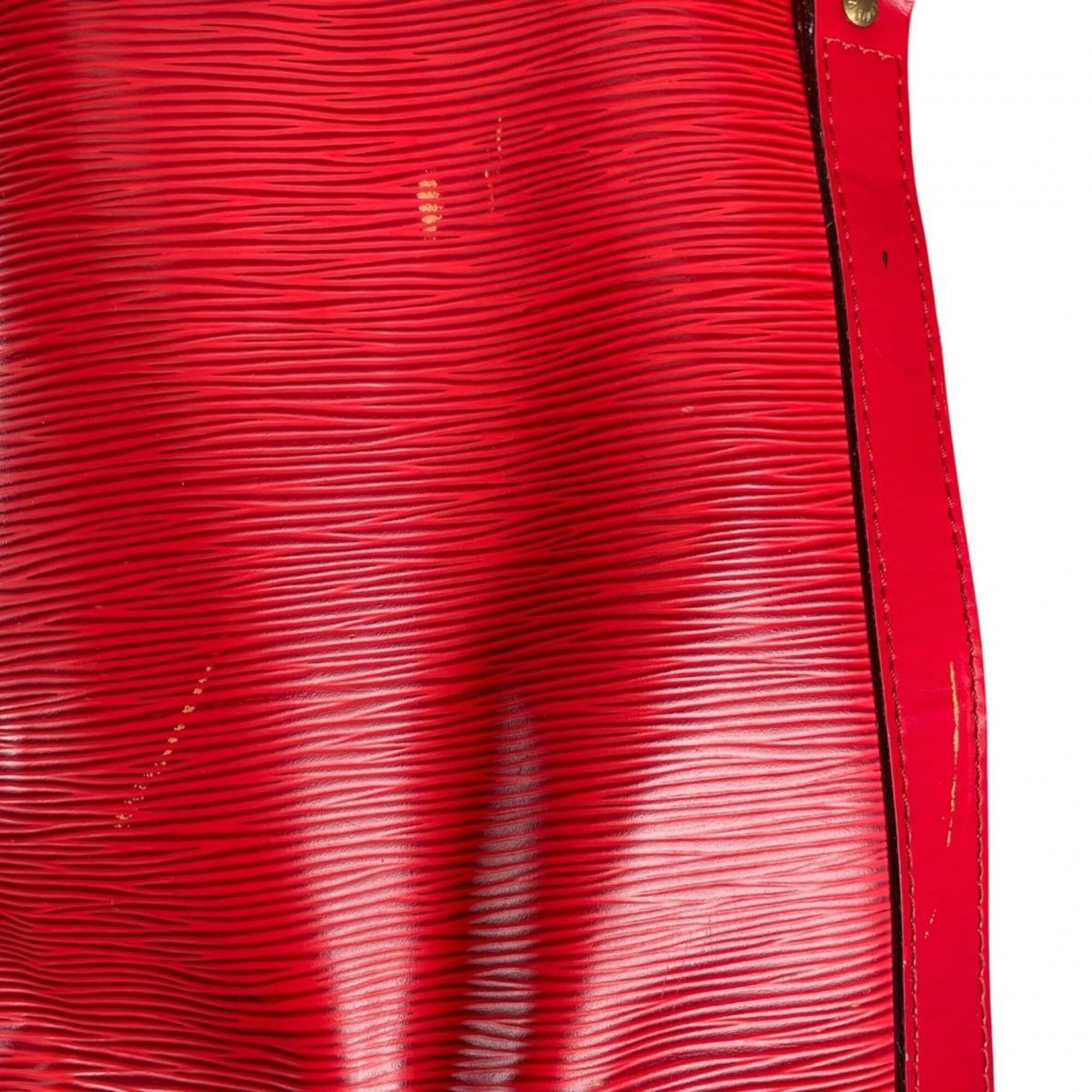 Louis Vuitton Louis Vuitton Shoulder Bag Castilian Red Noe Epi Leather M44007 Size ONE SIZE - 13 Thumbnail