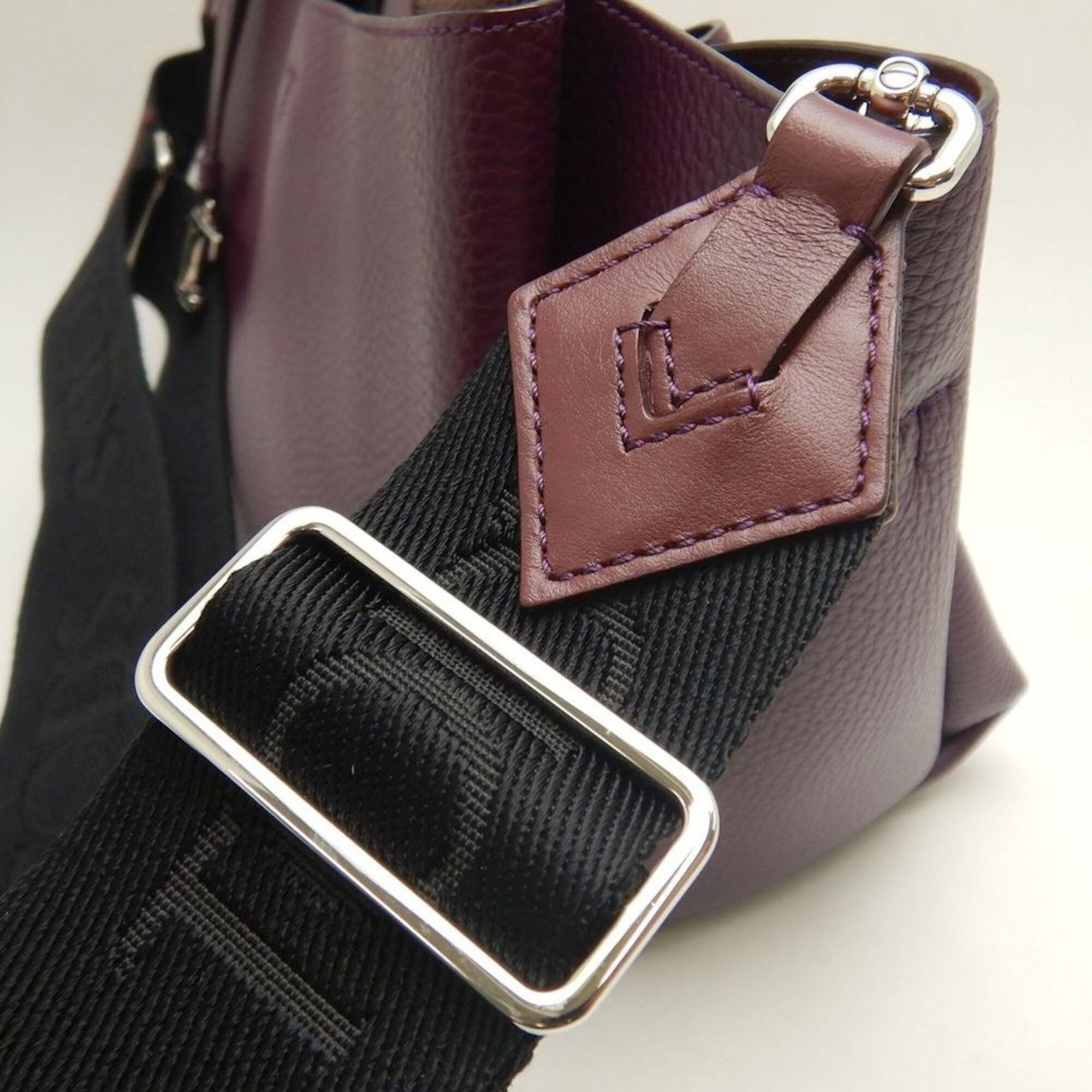Tod's Tod's TOD’S T-Timeless Leather Mini Handbag, Purple, Women's, Item No. 253784 Size ONE SIZE - 9 Thumbnail