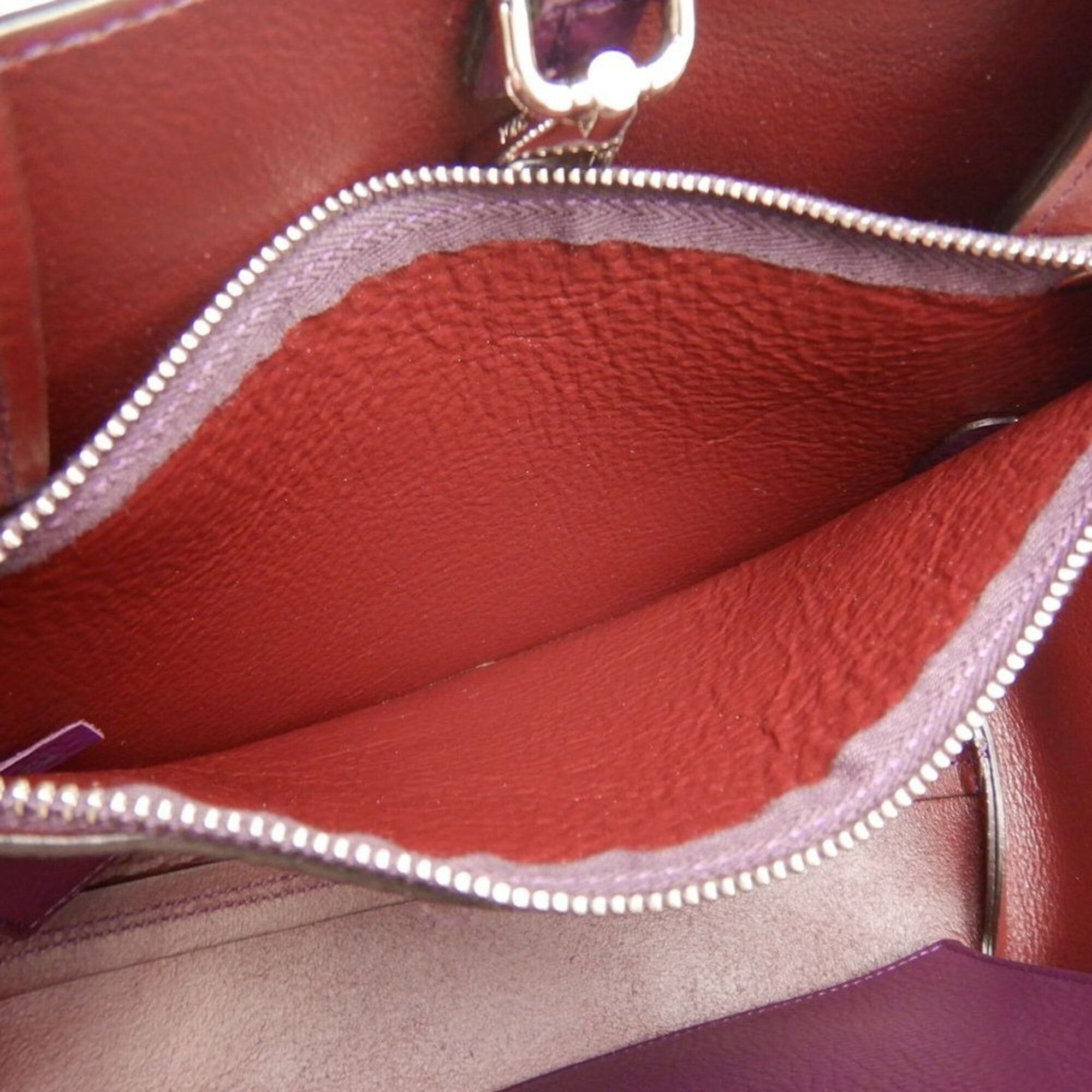 Tod's Tod's TOD’S T-Timeless Leather Mini Handbag, Purple, Women's, Item No. 253784 Size ONE SIZE - 17 Thumbnail