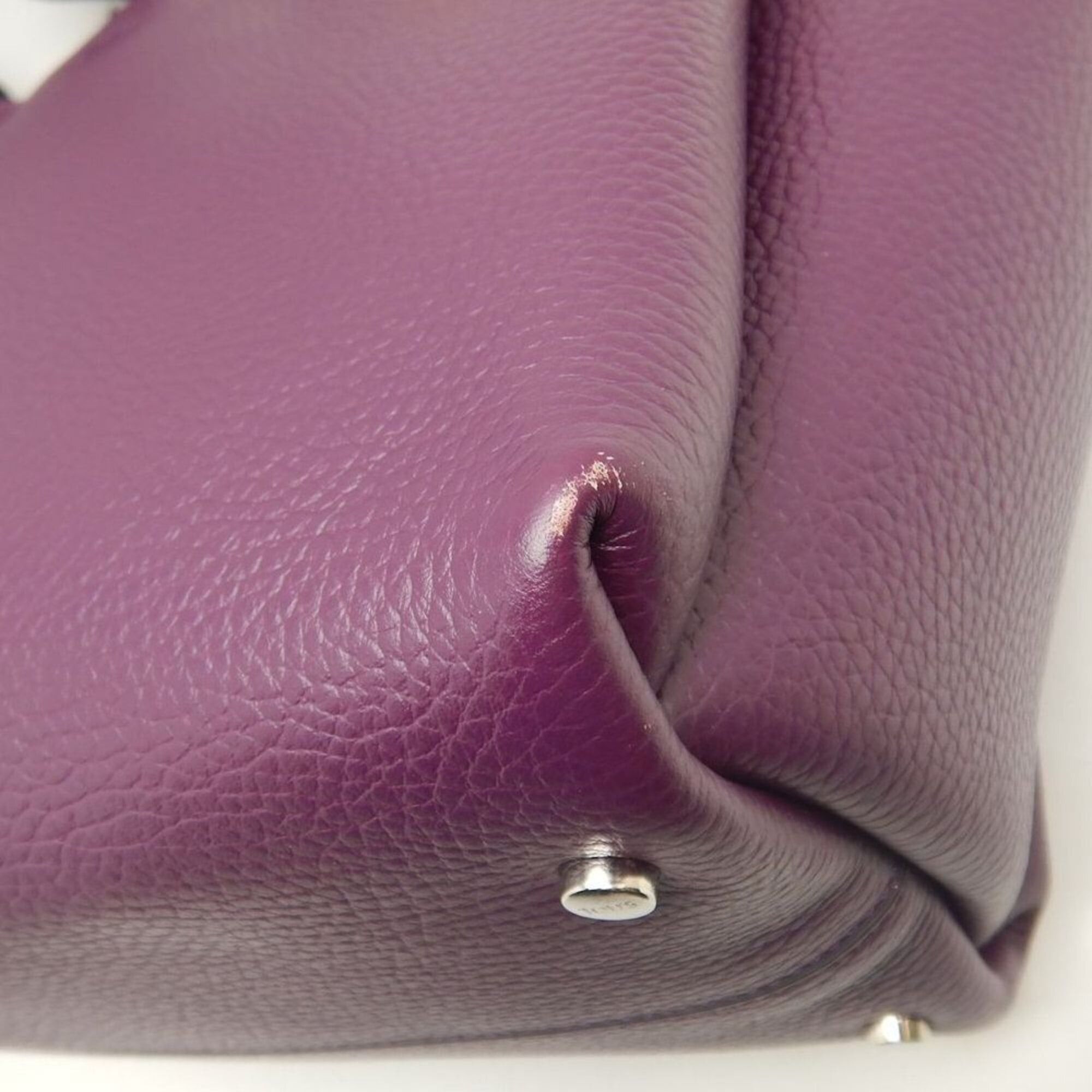 Tod's Tod's TOD’S T-Timeless Leather Mini Handbag, Purple, Women's, Item No. 253784 Size ONE SIZE - 13 Thumbnail