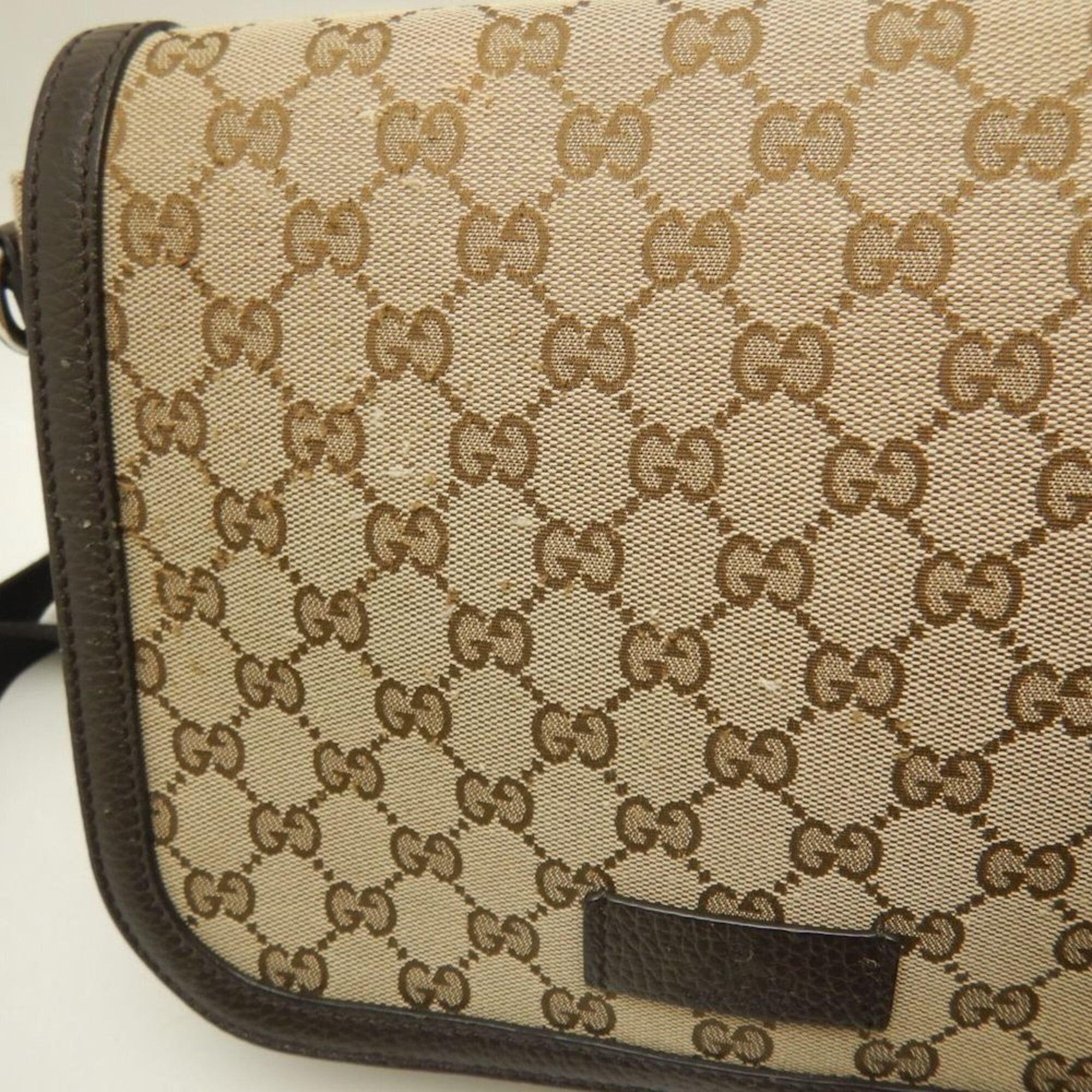 Gucci GUCCI 449172 Shoulder Bag GG Canvas x Leather Beige Outlet Women's 253782 Size ONE SIZE - 7 Thumbnail
