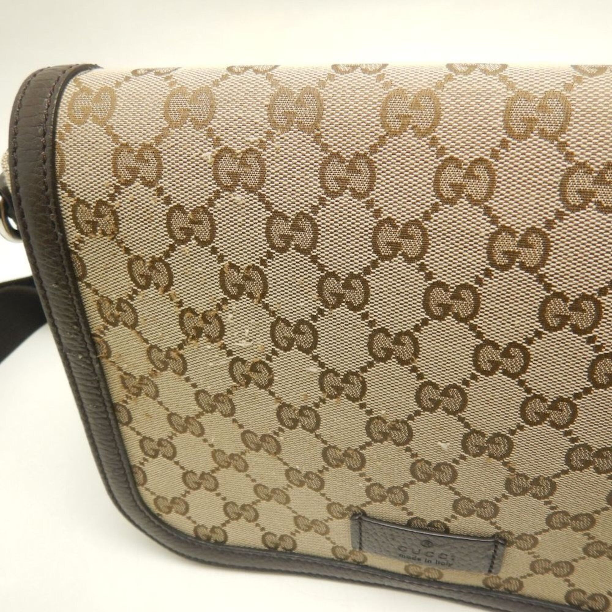 Gucci GUCCI 449172 Shoulder Bag GG Canvas x Leather Beige Outlet Women's 253782 Size ONE SIZE - 11 Thumbnail