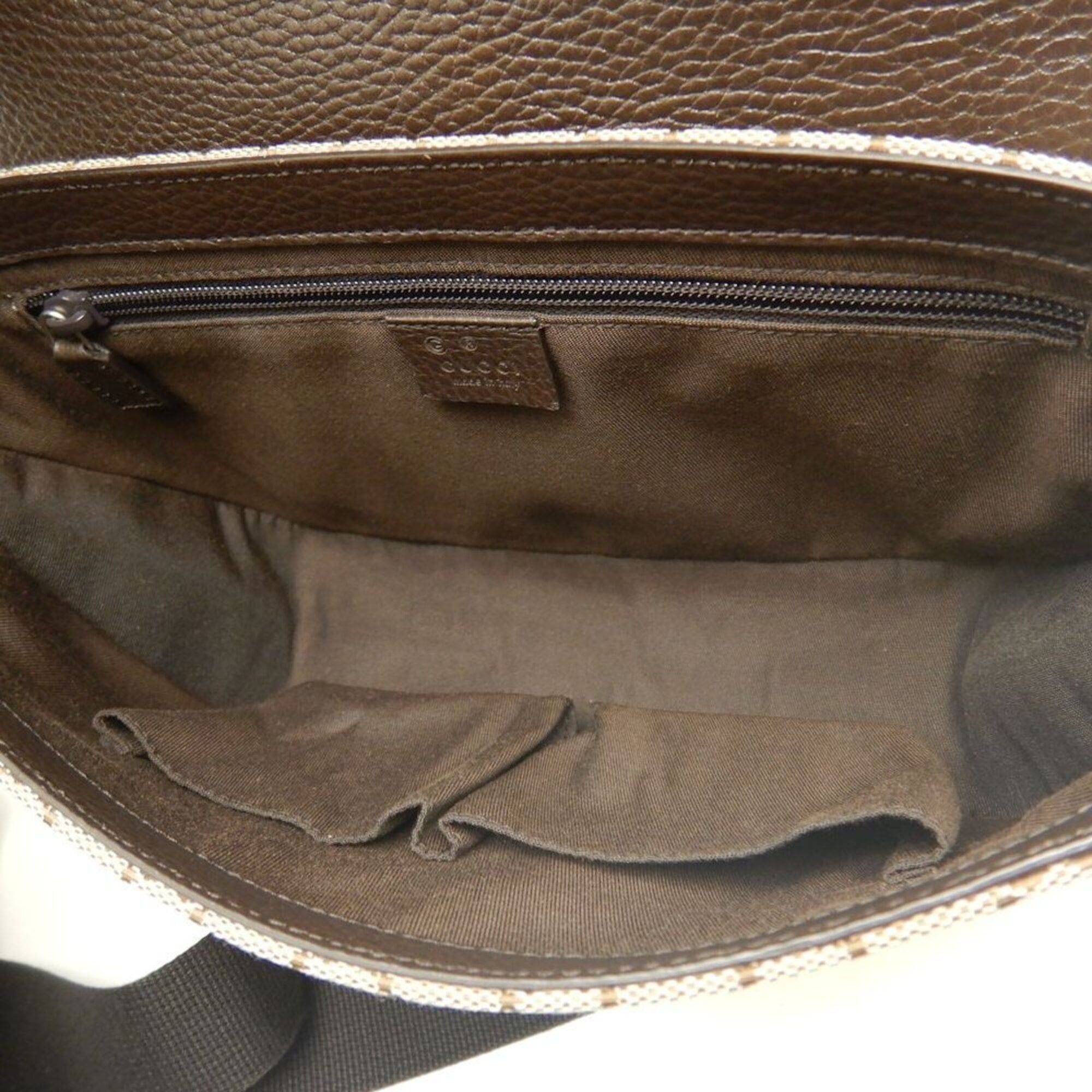 Gucci GUCCI 449172 Shoulder Bag GG Canvas x Leather Beige Outlet Women's 253782 Size ONE SIZE - 5 Thumbnail