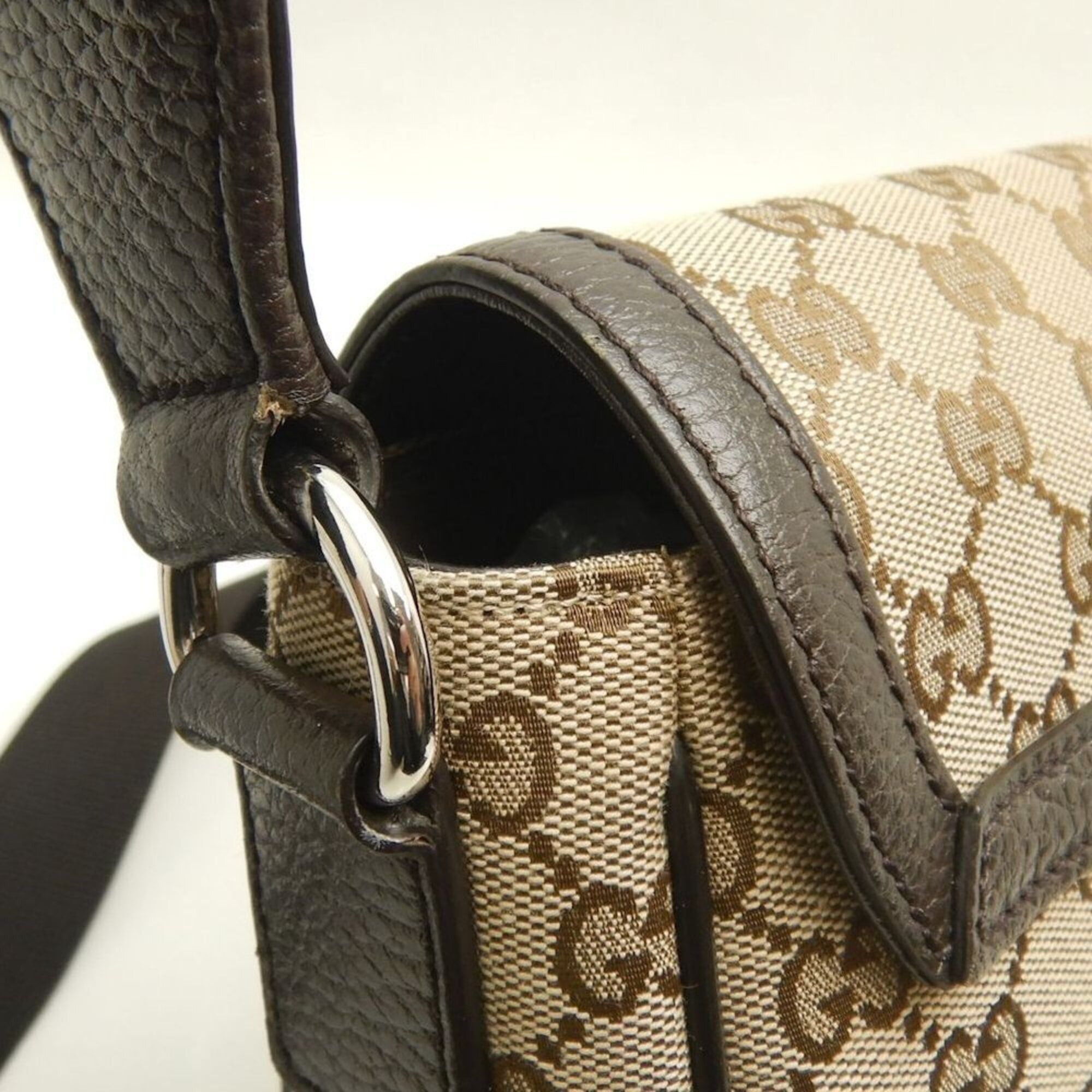 Gucci GUCCI 449172 Shoulder Bag GG Canvas x Leather Beige Outlet Women's 253782 Size ONE SIZE - 13 Thumbnail