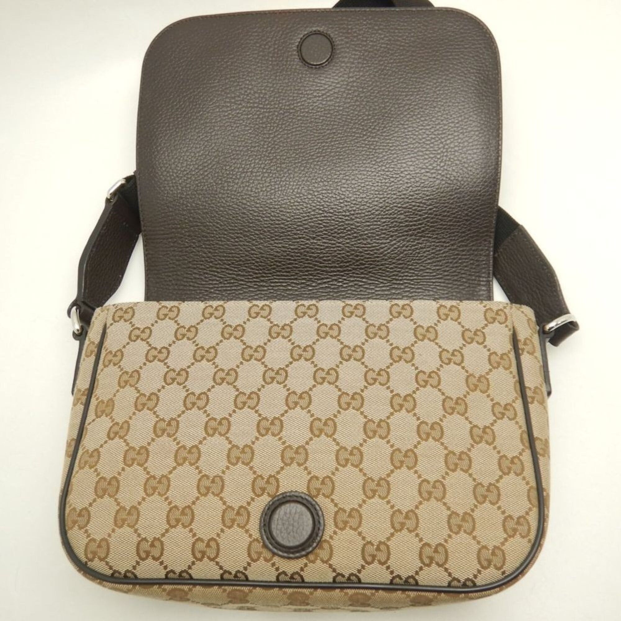Gucci GUCCI 449172 Shoulder Bag GG Canvas x Leather Beige Outlet Women's 253782 Size ONE SIZE - 4 Thumbnail