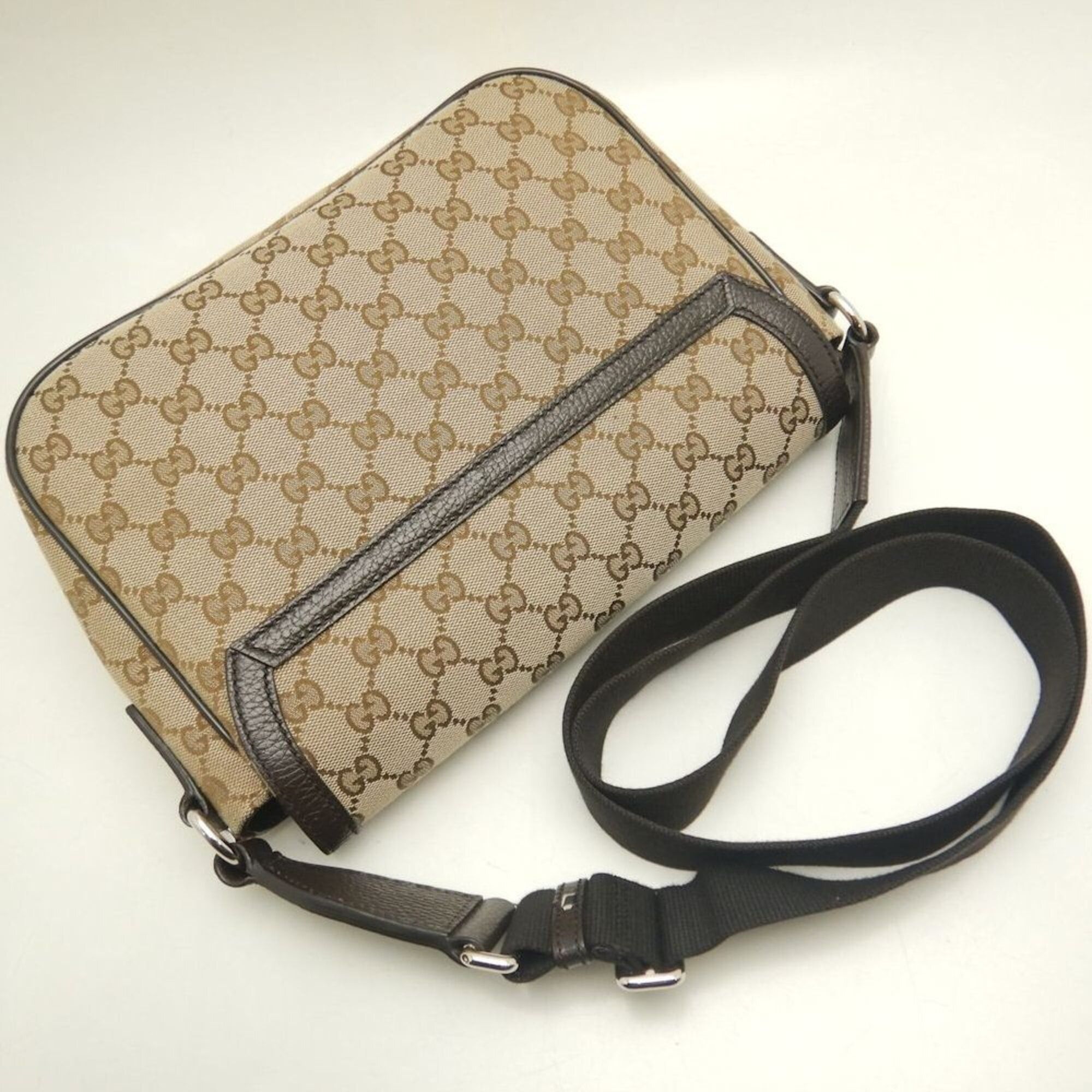 Gucci GUCCI 449172 Shoulder Bag GG Canvas x Leather Beige Outlet Women's 253782 Size ONE SIZE - 3 Thumbnail