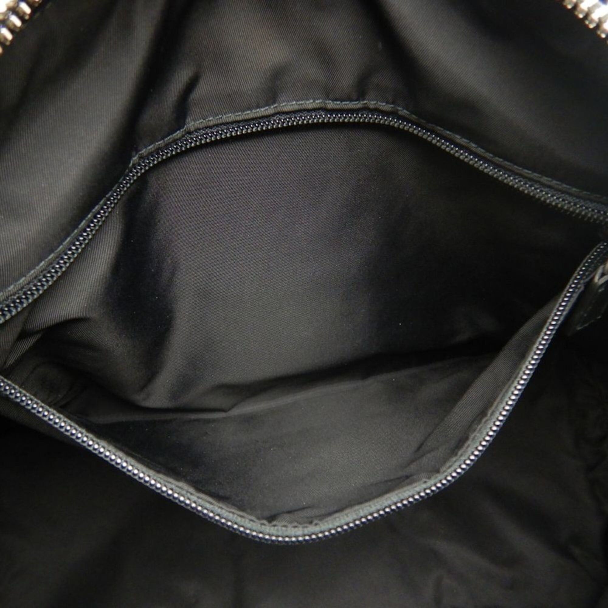 Gucci GUCCI Webbing Line 630923 Tote Bag, Canvas x Leather, Black, Outlet, Women's, Item No. 253792 Size ONE SIZE - 17 Thumbnail