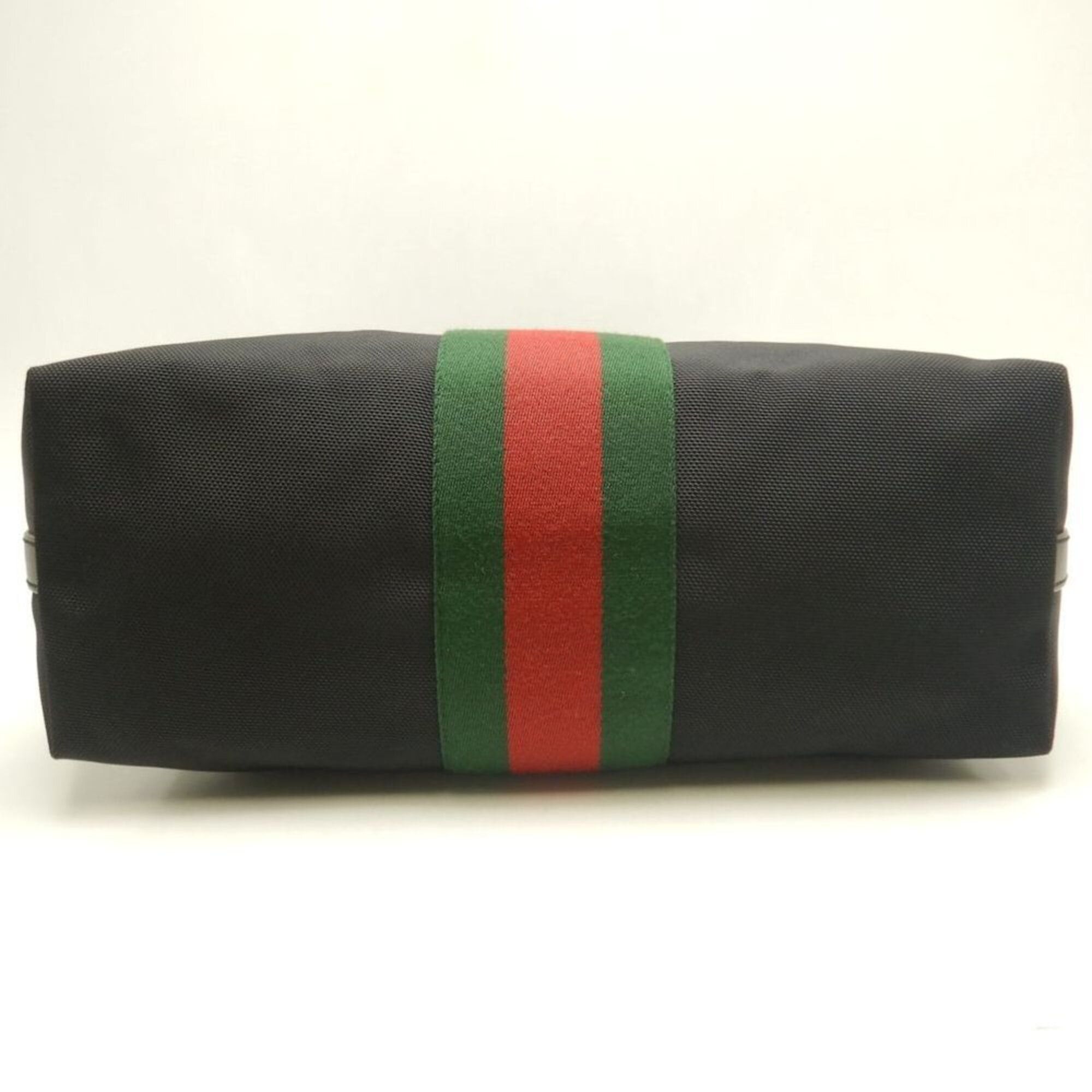 Gucci GUCCI Webbing Line 630923 Tote Bag, Canvas x Leather, Black, Outlet, Women's, Item No. 253792 Size ONE SIZE - 7 Thumbnail