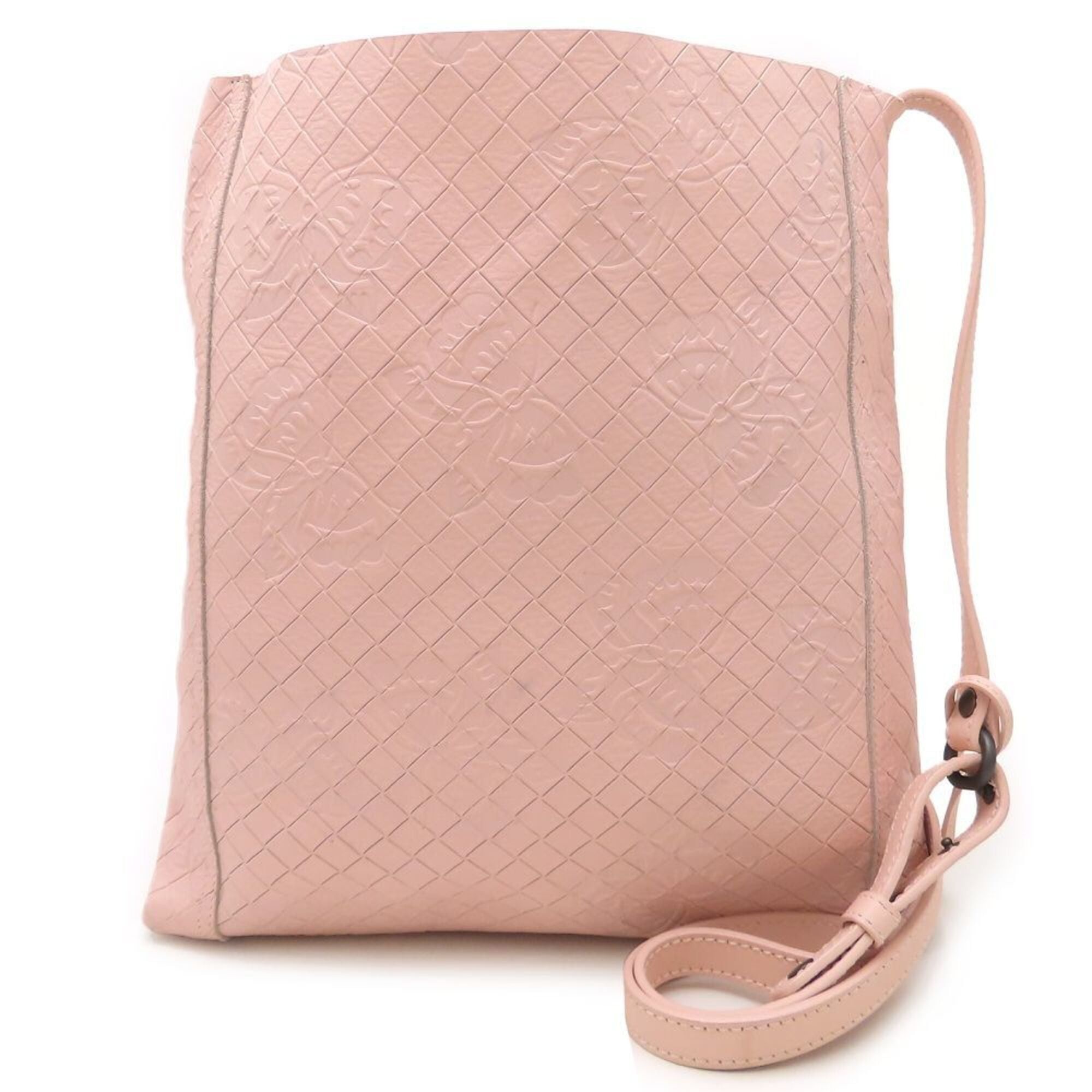 Bottega Veneta BOTTEGA VENETA Intrecciomirage Papillon Shoulder Bag, Leather, Pink, Women's, 353259 Size ONE SIZE - 2 Thumbnail